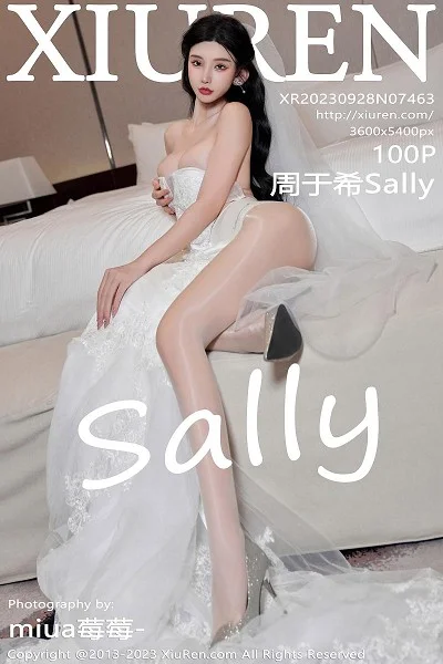 周于希Sally性感白色婚纱+白色蕾丝情趣服饰完美绝美写真