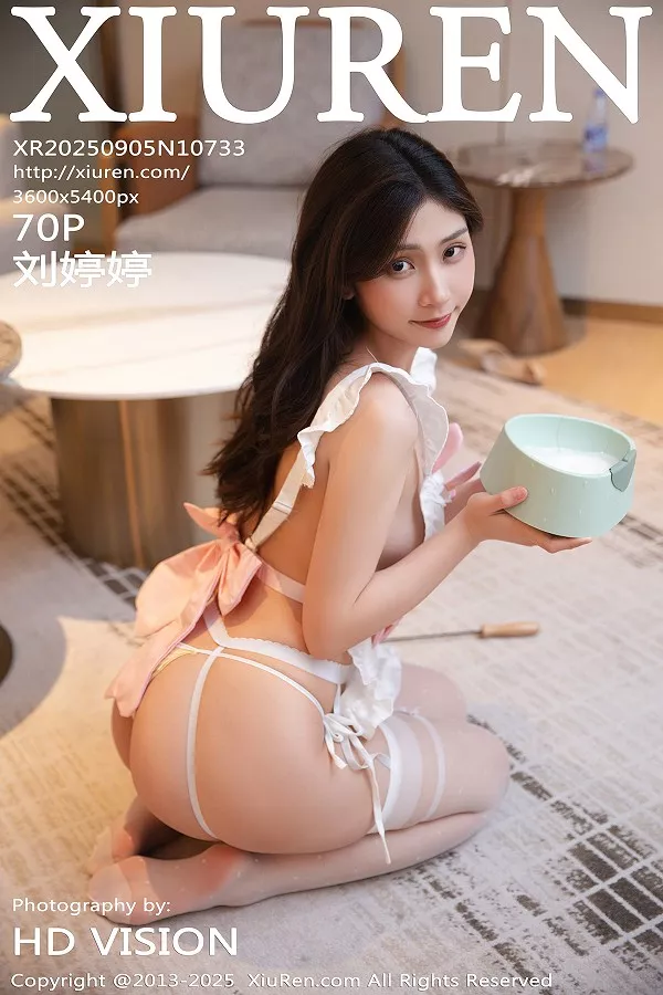 刘婷婷性感猫咪情趣服饰配白丝吊袜秀极致美腿迷人绝美写真