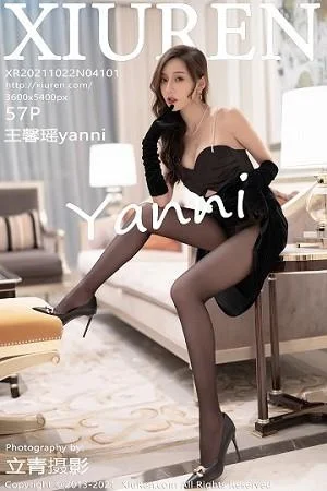王馨瑶yanni深圳旅拍典雅礼服配无内黑丝秀翘臀绝美写真