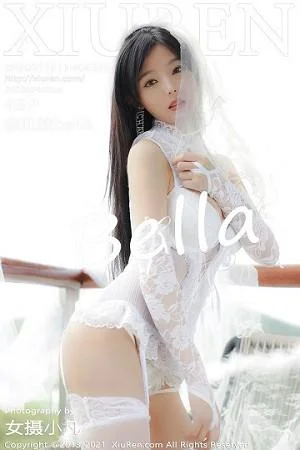 佘贝拉bella大理旅拍私房性感纯白婚纱配蕾丝吊袜绝美写真