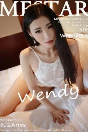 韩系美女Wendy智秀黑色情趣内衣秀白嫩肌肤妩媚迷人写真