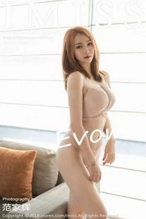 Evon陈赞之私房肉色内衣配肉丝裤袜秀火辣身材绝美写真