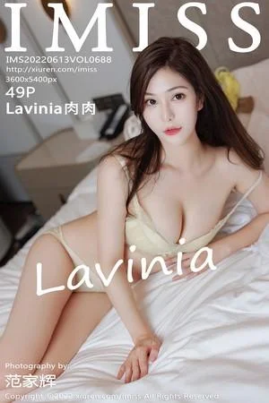 气质Lavinia性感黄色轻透内衣配超薄肉丝秀凹凸身材绝美写真