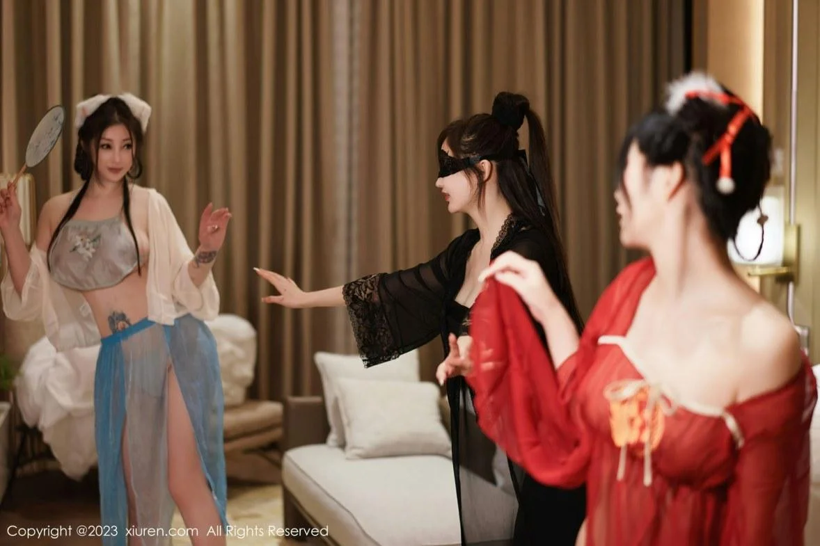 合集妲己＆阿姣＆周妍希私房性感古装服饰完美绝美写真  2023.01.20 No.6170 妲己_Toxic 古装美腿 [] 最新一期合集写真发布，由@妲己_Toxic 和@laura阿姣 @Carol周妍希 三位性感倾情性感出席拍摄，古装服饰穿搭，性感动情演绎，性感十足，写真共足量放送，希望大家喜欢和多多支持。摄影：Nina_。。 第 11 张