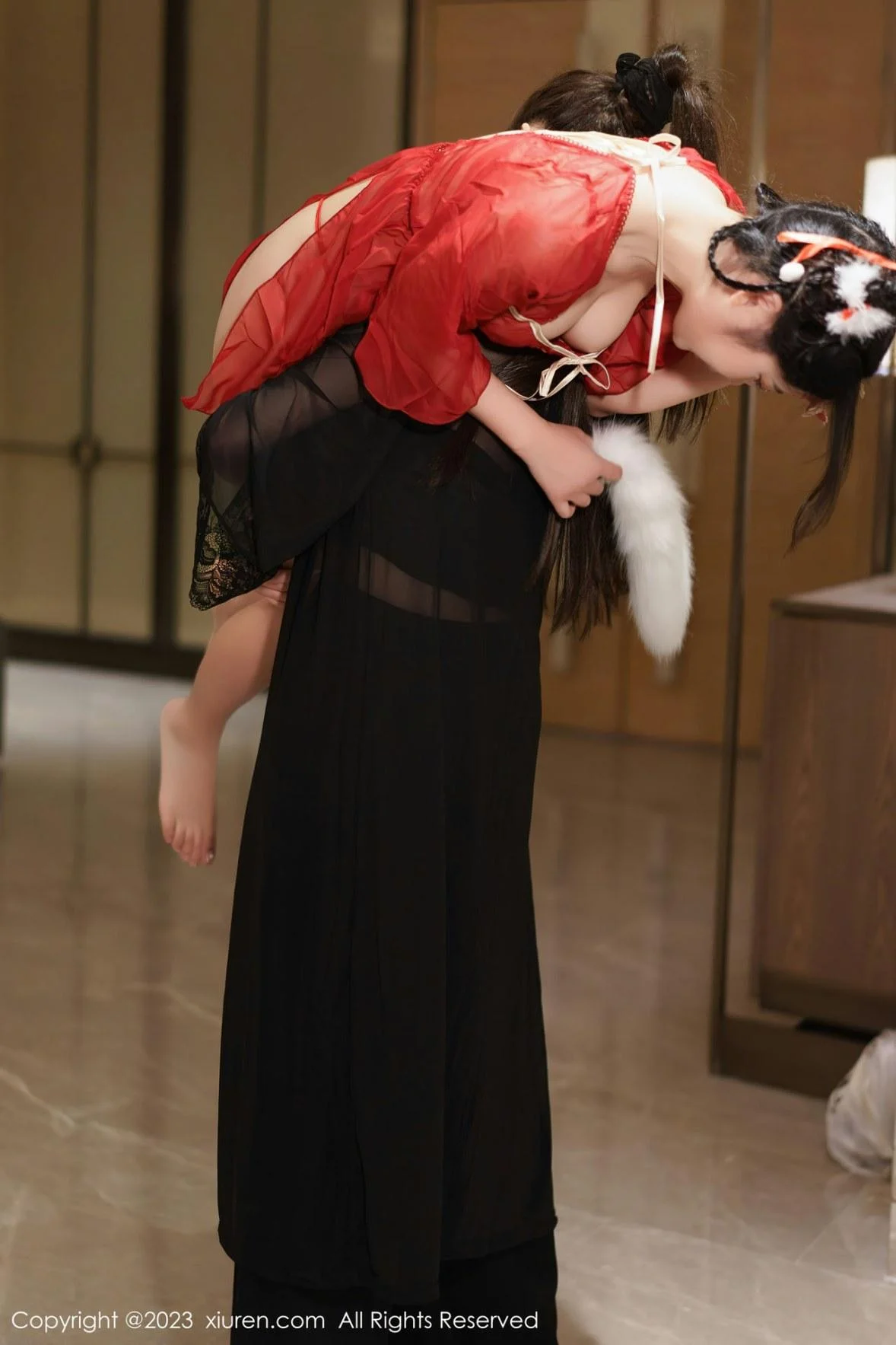 合集妲己＆阿姣＆周妍希私房性感古装服饰完美绝美写真  2023.01.20 No.6170 妲己_Toxic 古装美腿 [] 最新一期合集写真发布，由@妲己_Toxic 和@laura阿姣 @Carol周妍希 三位性感倾情性感出席拍摄，古装服饰穿搭，性感动情演绎，性感十足，写真共足量放送，希望大家喜欢和多多支持。摄影：Nina_。。 第 23 张