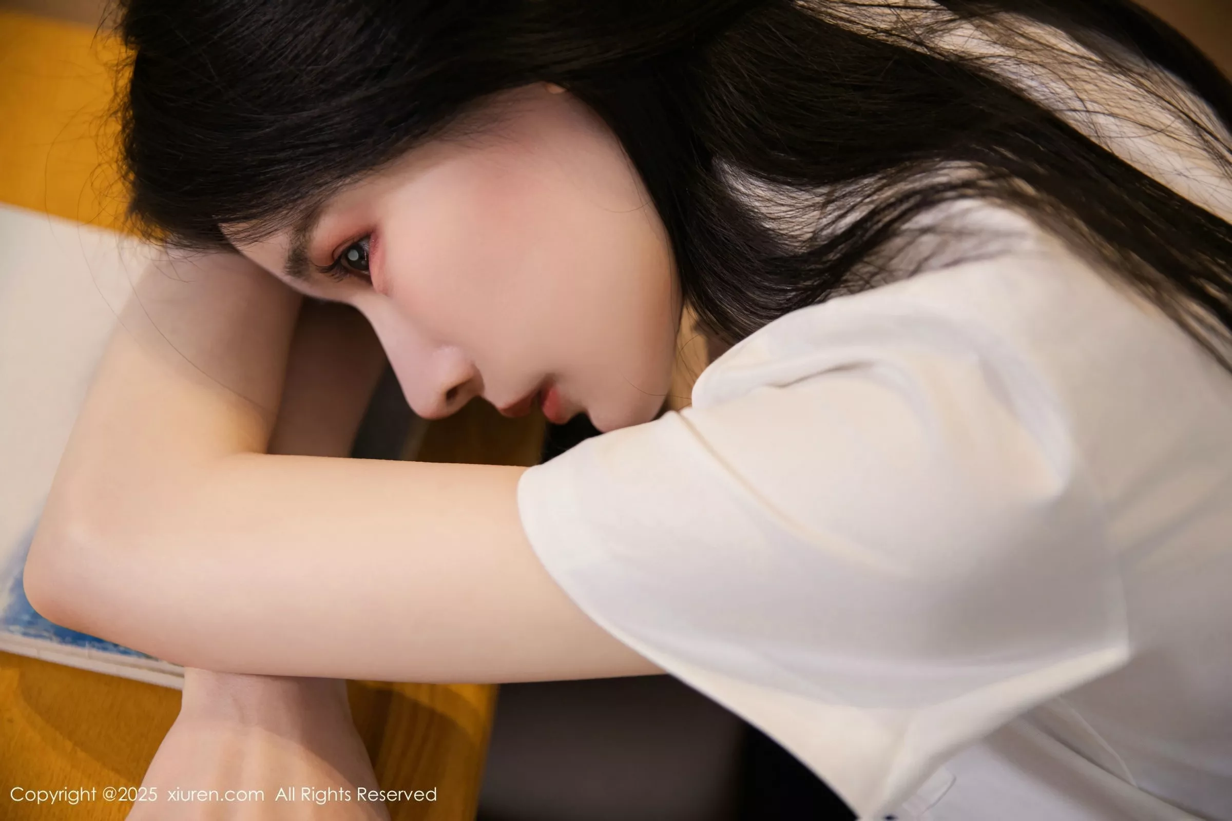 布丁wow性感JK制服露蕾丝内衣配超薄黑丝秀完美身材绝美写真 第 63 张