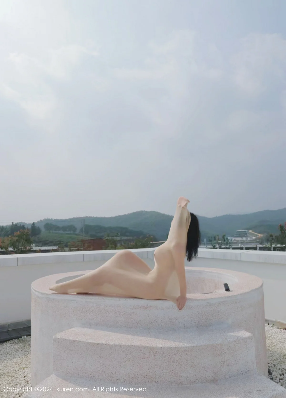 小薯条nienie户外性感肉色连体衣秀惹火身材撩人绝美写真 第 5 张