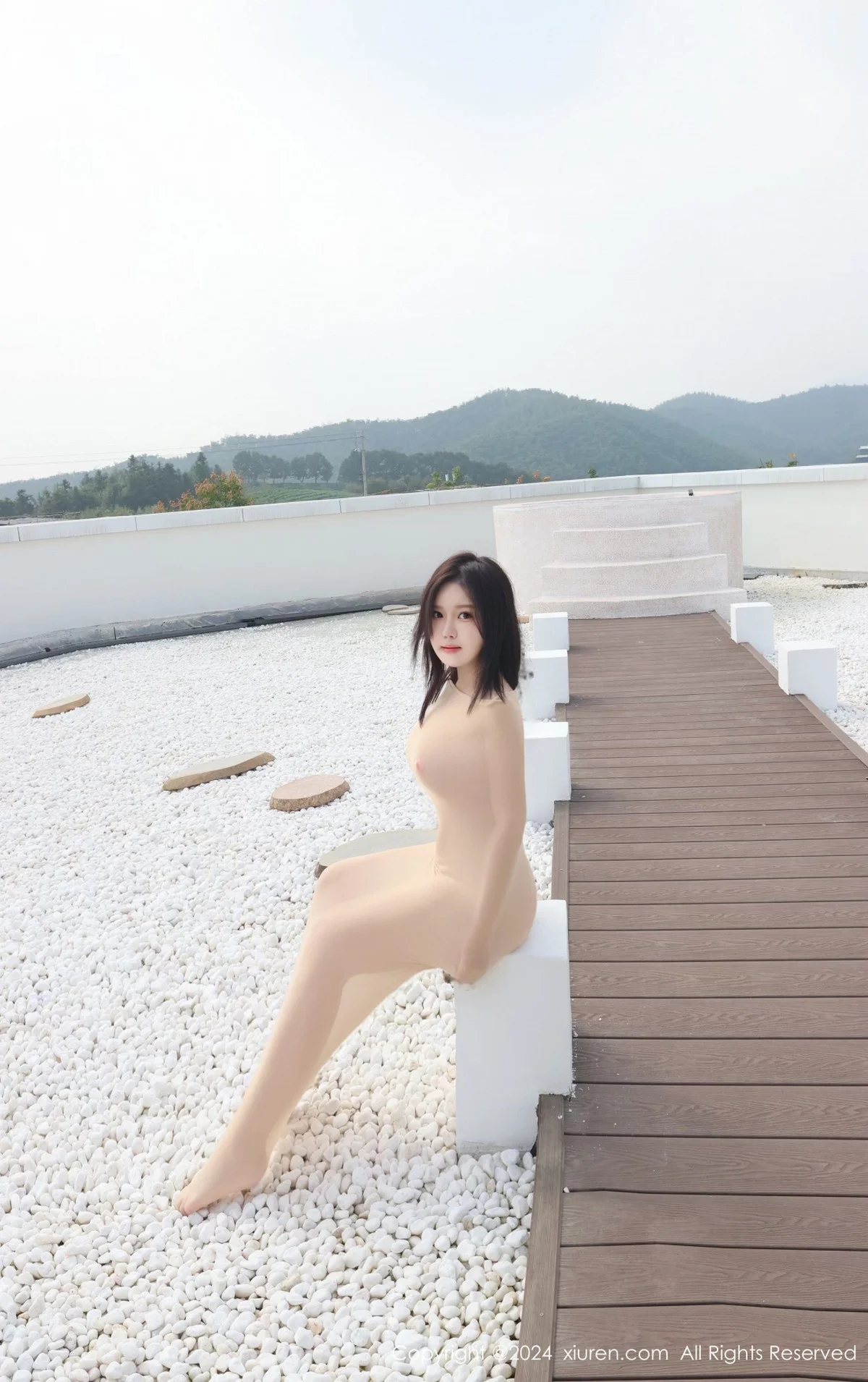 小薯条nienie户外性感肉色连体衣秀惹火身材撩人绝美写真 第 78 张