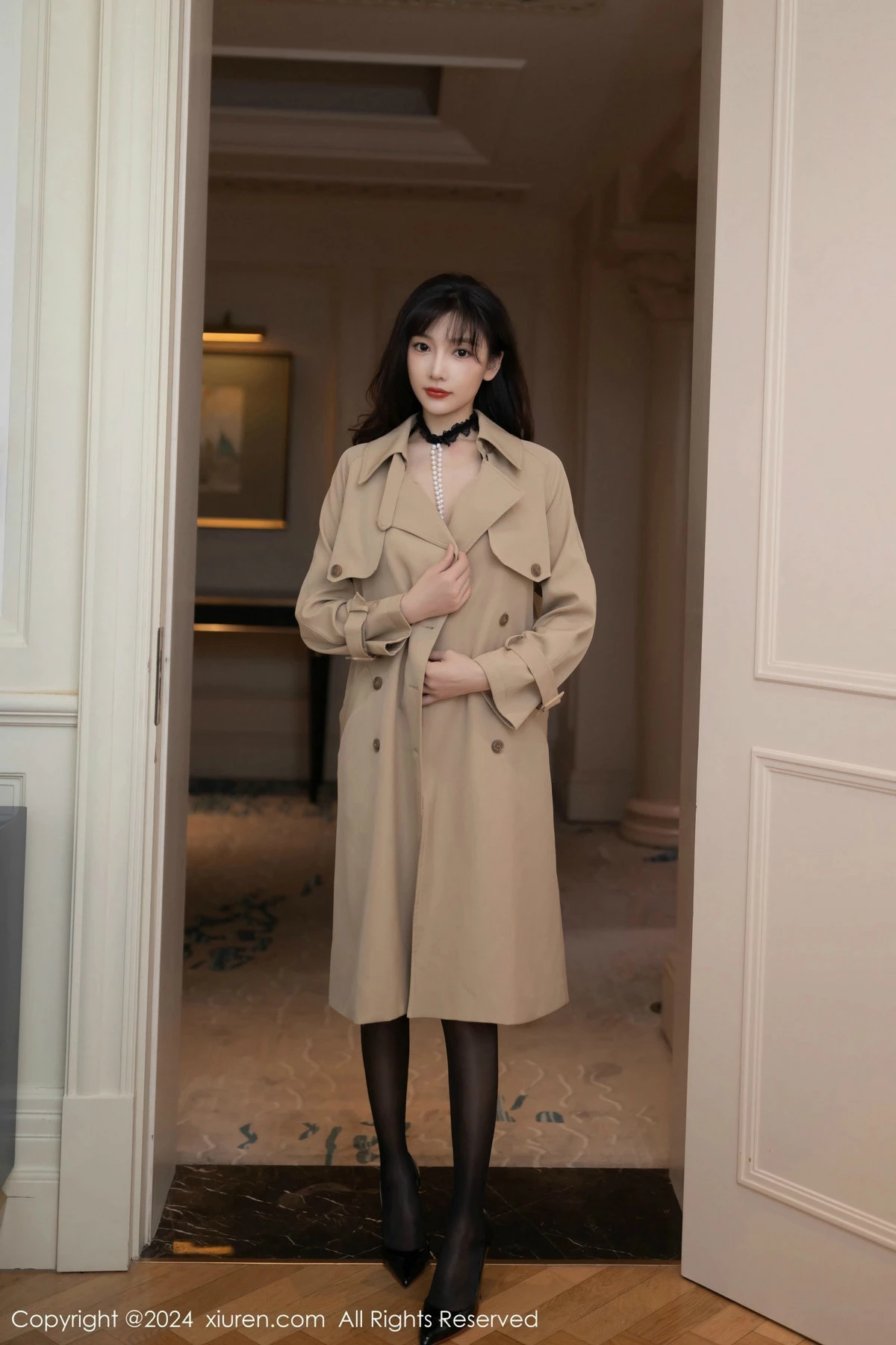 陆萱萱性感黑色情趣内衣配黑色丝袜秀曼妙身姿撩人绝美写真 第 3 张