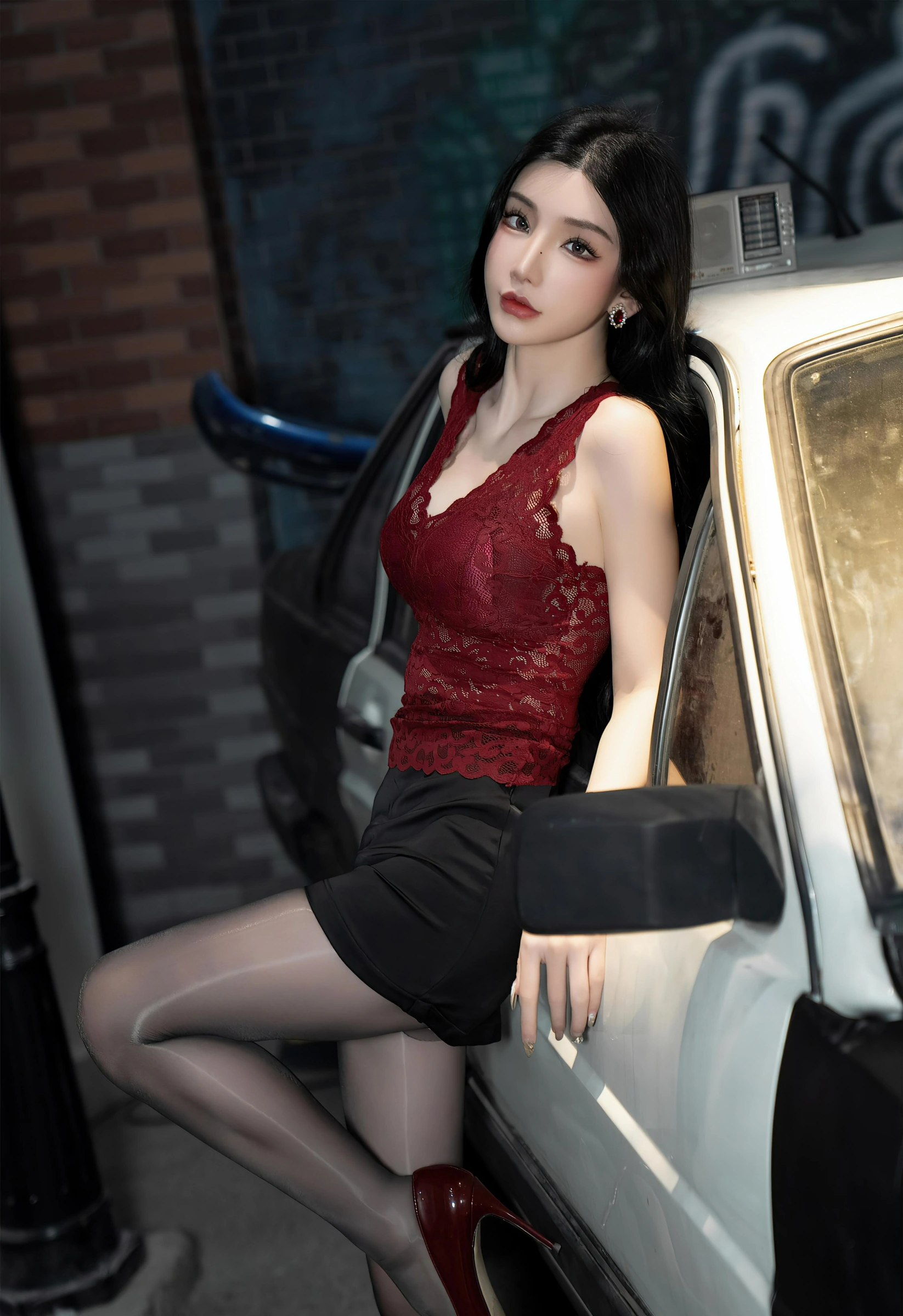 [秀人付费] 周于希Sally 诱人私拍福利 极品车模 第 17 张