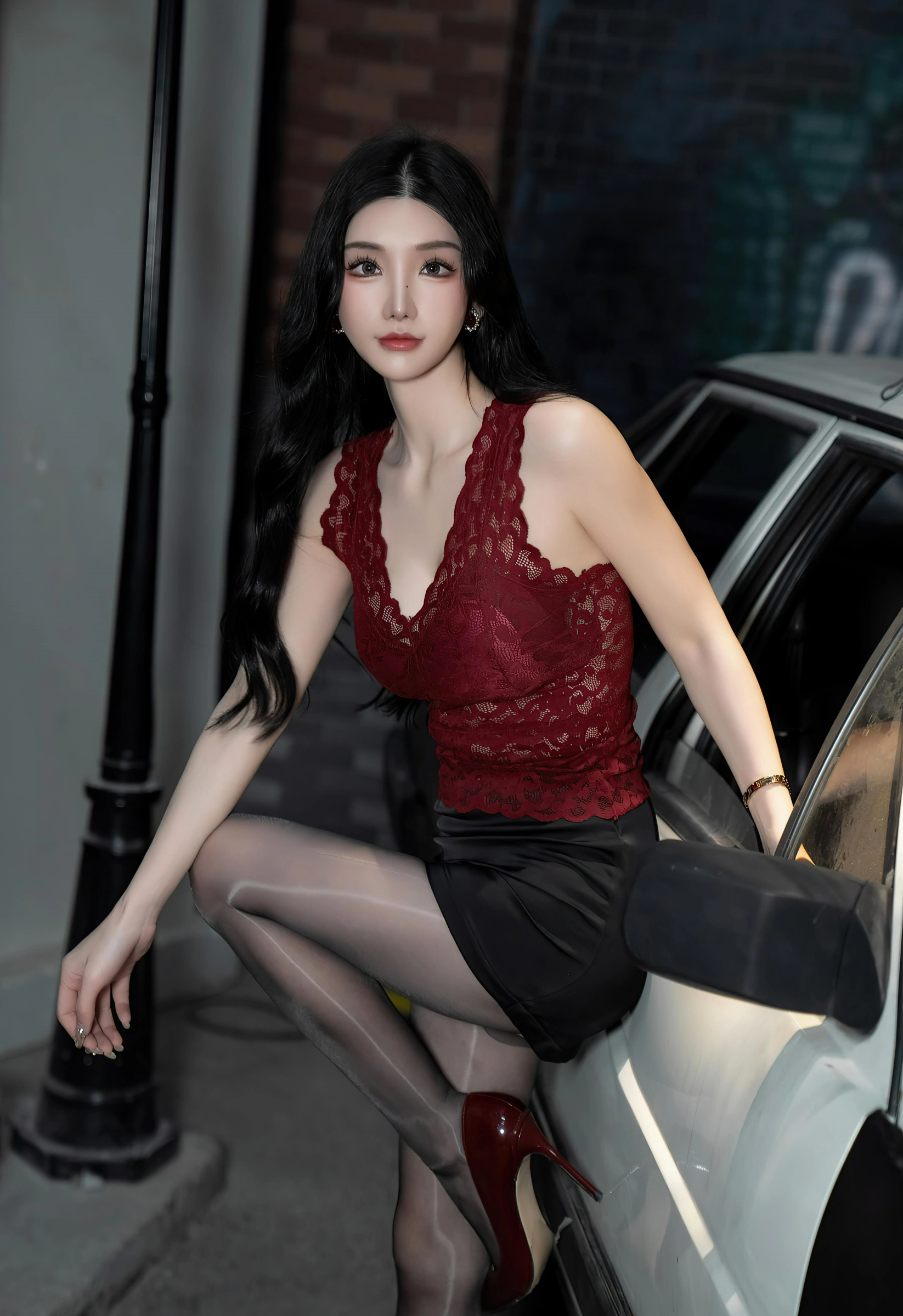 [秀人付费] 周于希Sally 诱人私拍福利 极品车模 第 18 张