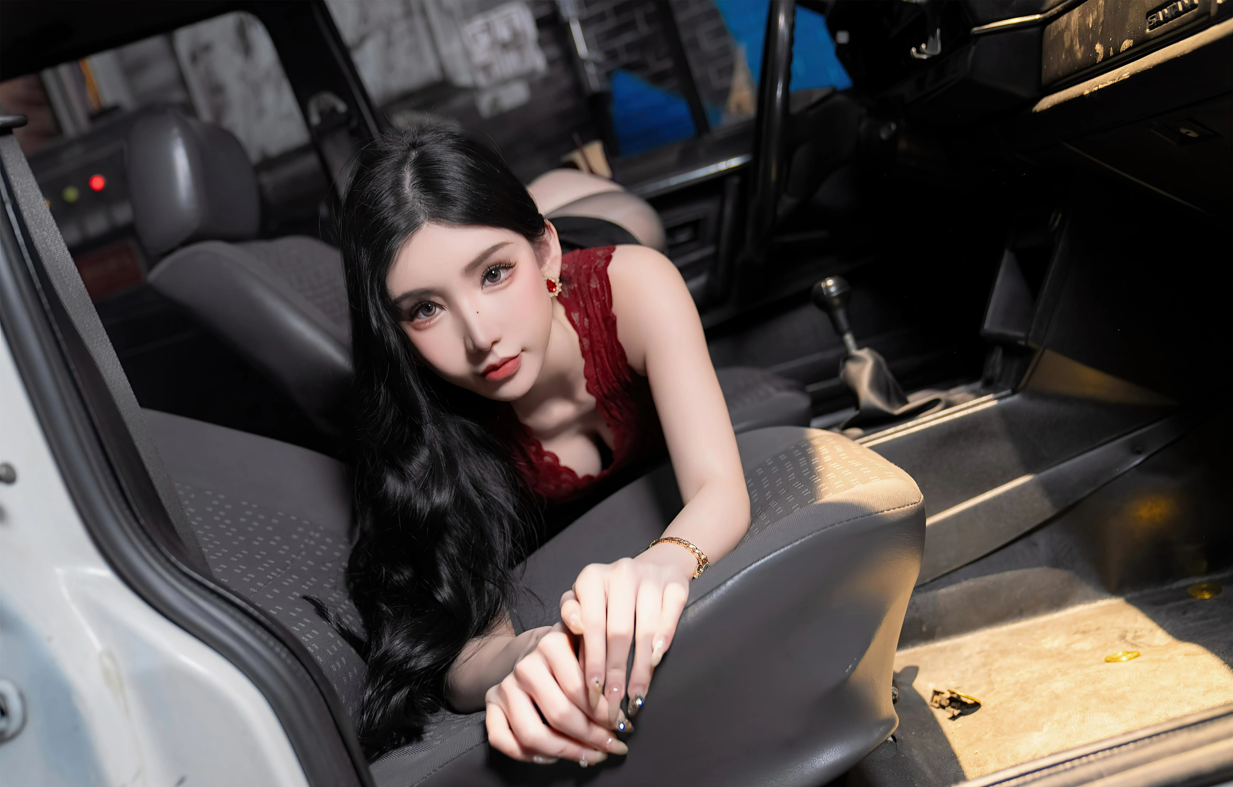 [秀人付费] 周于希Sally 诱人私拍福利 极品车模 第 34 张