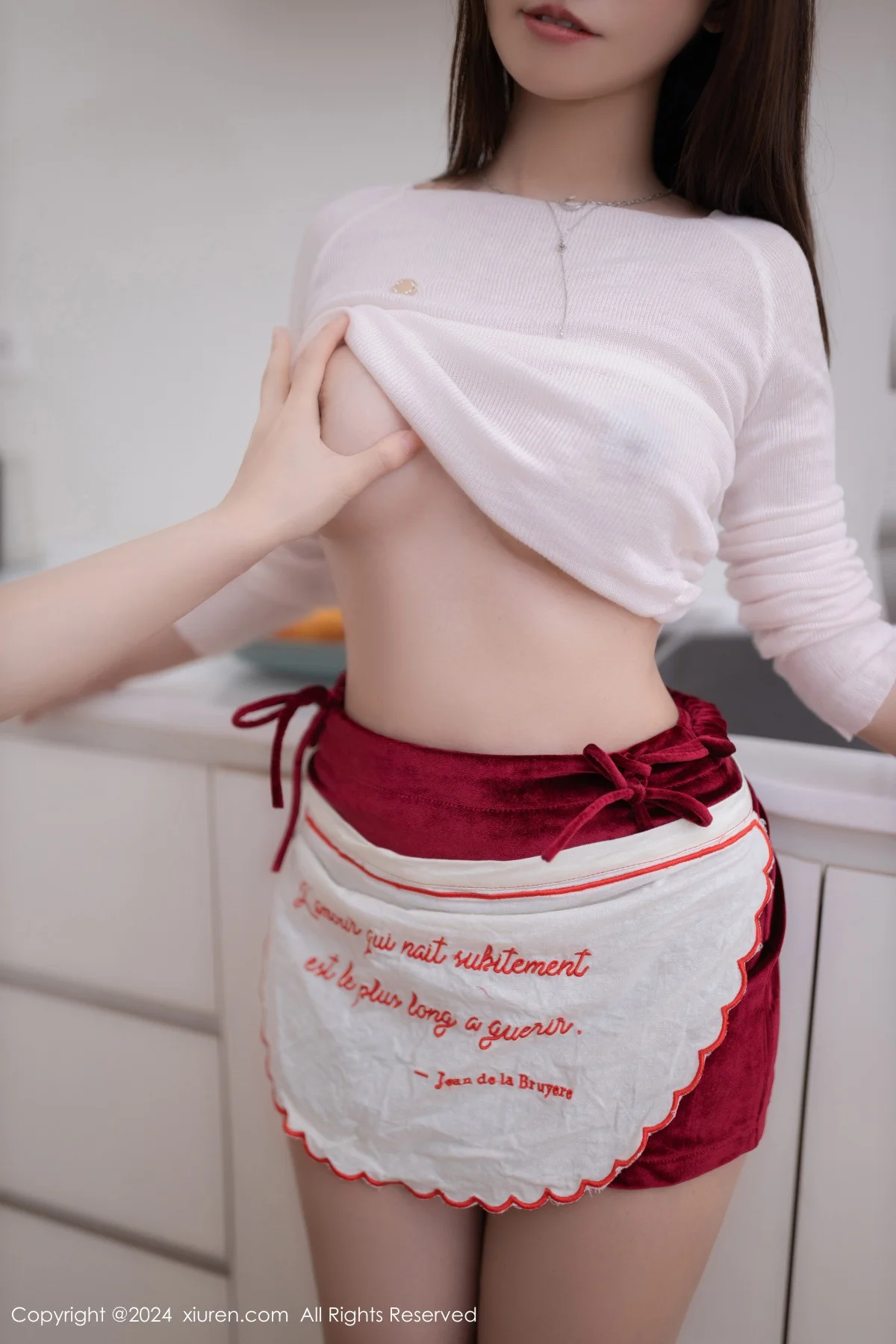 杏子Yada性感白色T恤露黑色蕾丝内衣秀曼妙身姿绝美写真 第 26 张