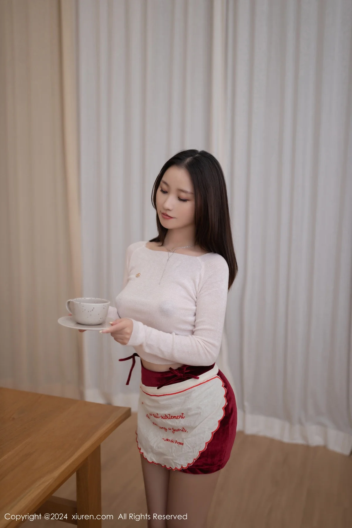 杏子Yada性感白色T恤露黑色蕾丝内衣秀曼妙身姿绝美写真 第 5 张