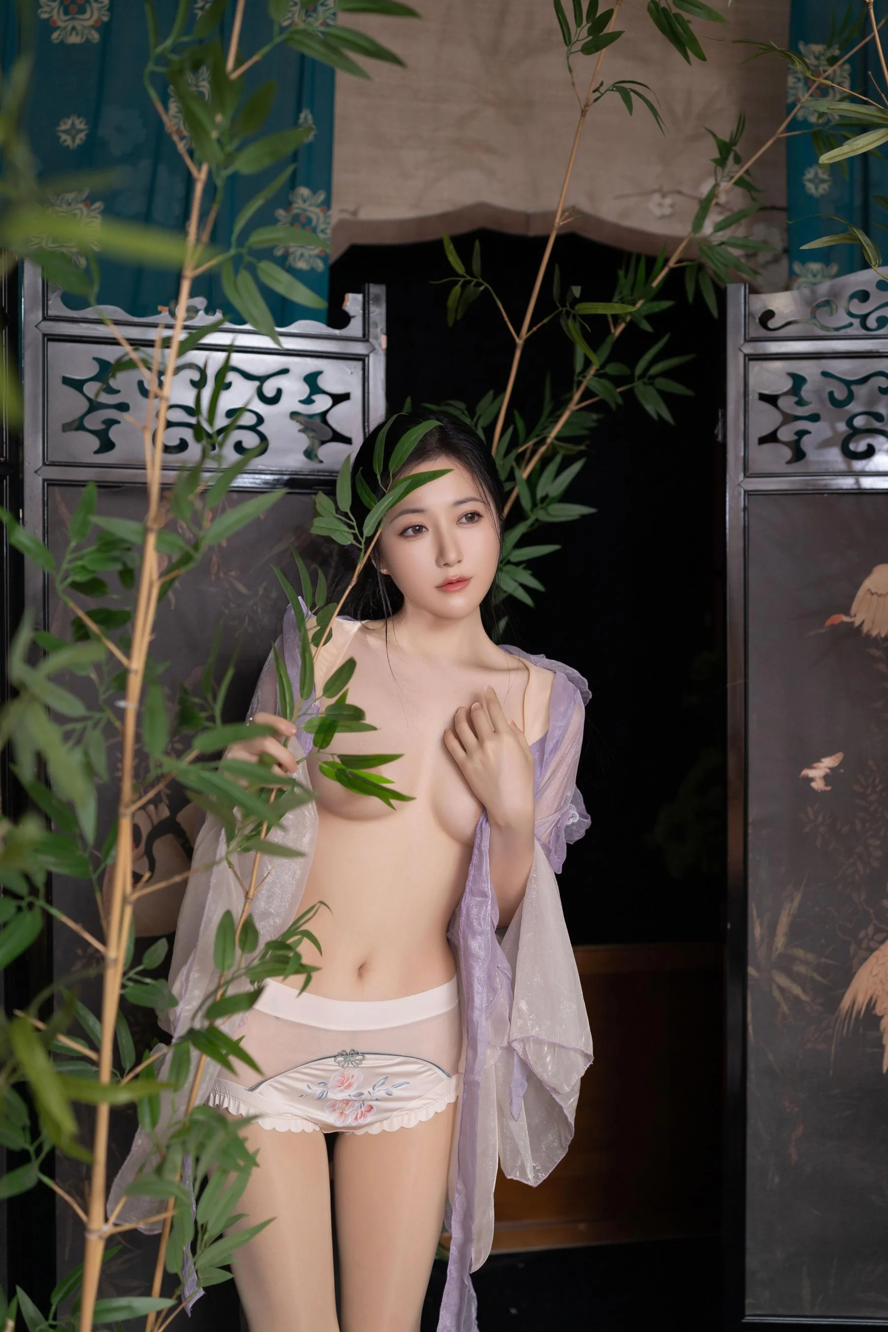 [秀人付费] 鱼子酱Fish 诱人私拍福利 蝴蝶 第 114 张