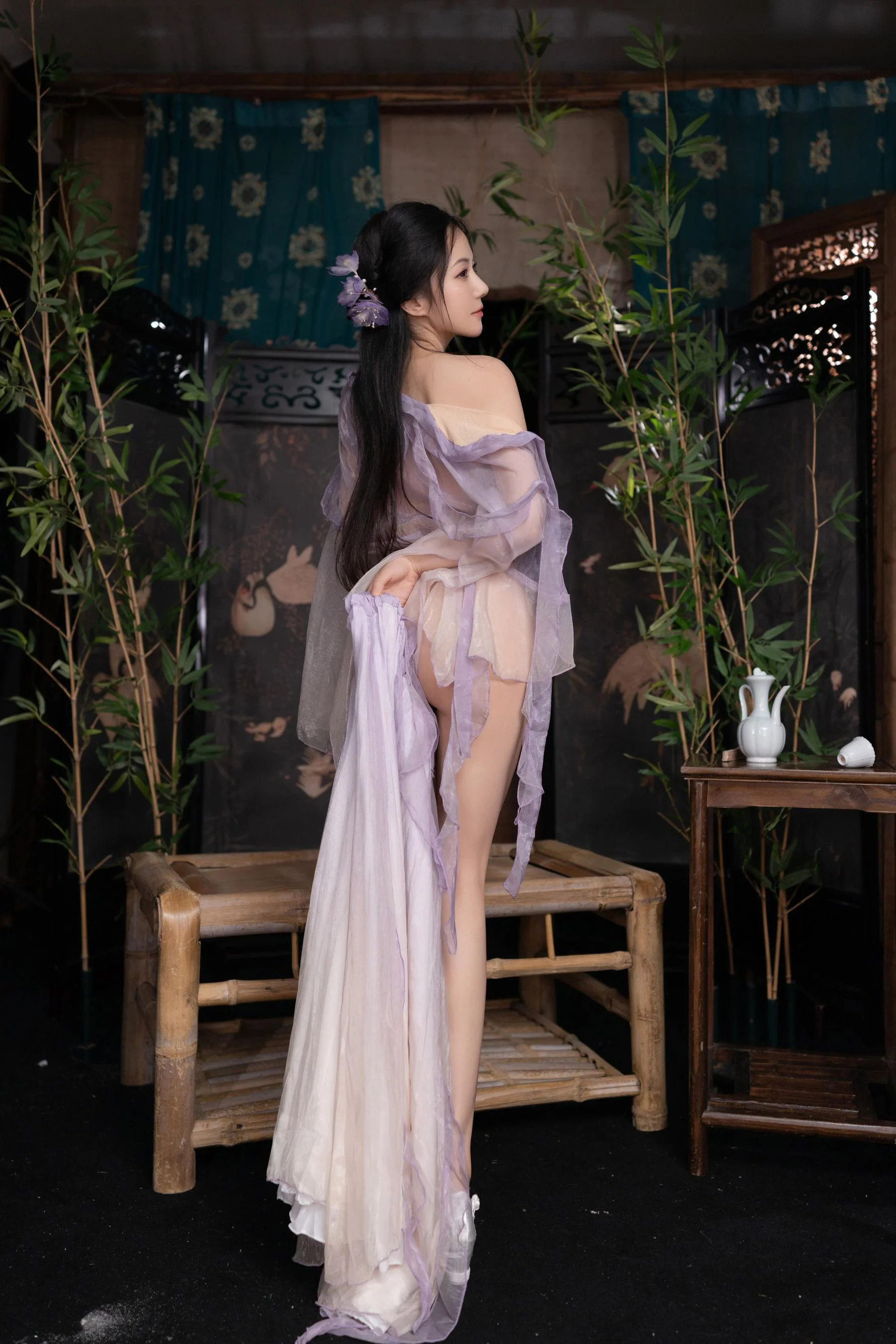 [秀人付费] 鱼子酱Fish 诱人私拍福利 蝴蝶 第 193 张