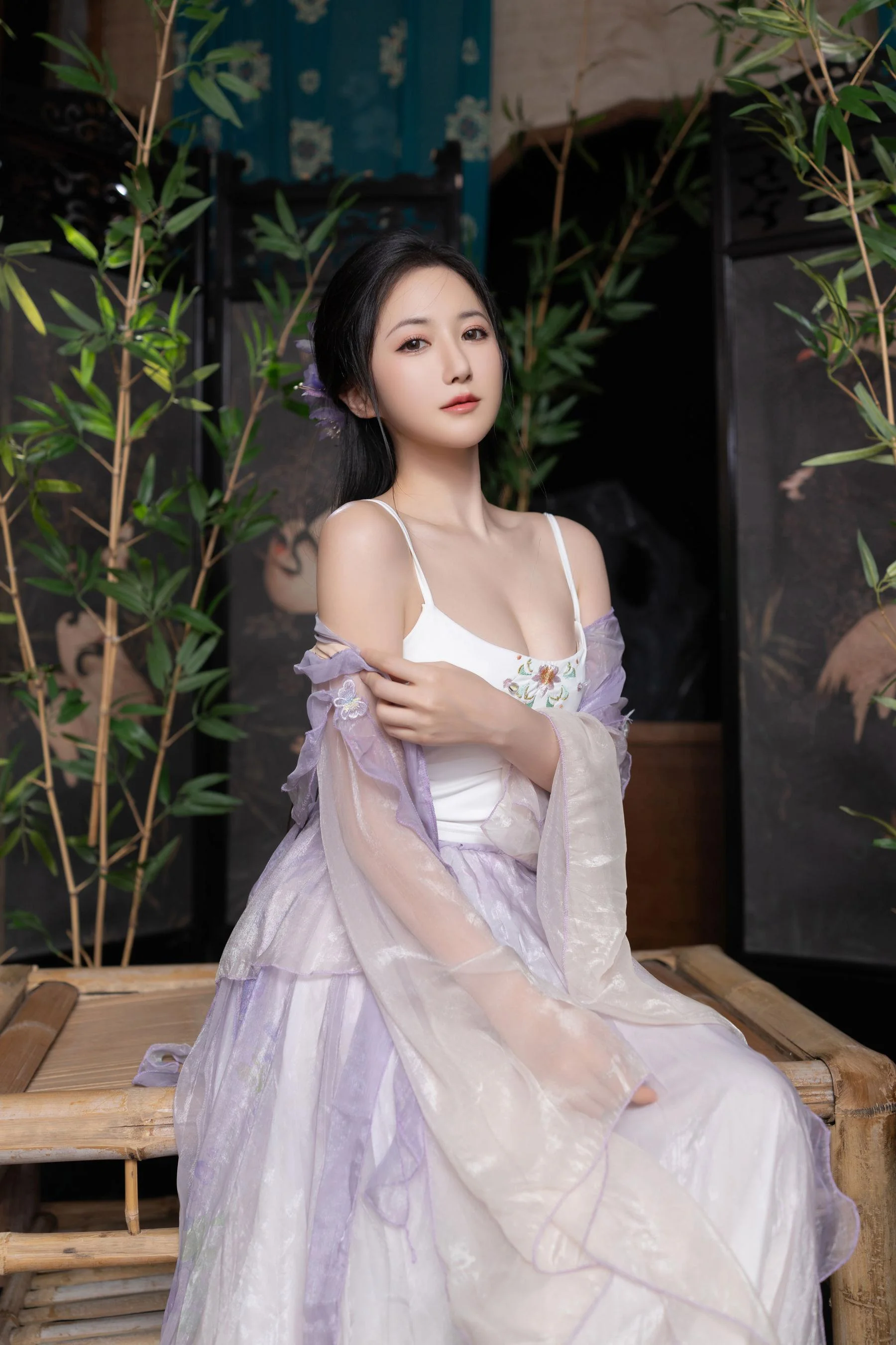 [秀人付费] 鱼子酱Fish 诱人私拍福利 蝴蝶 第 20 张