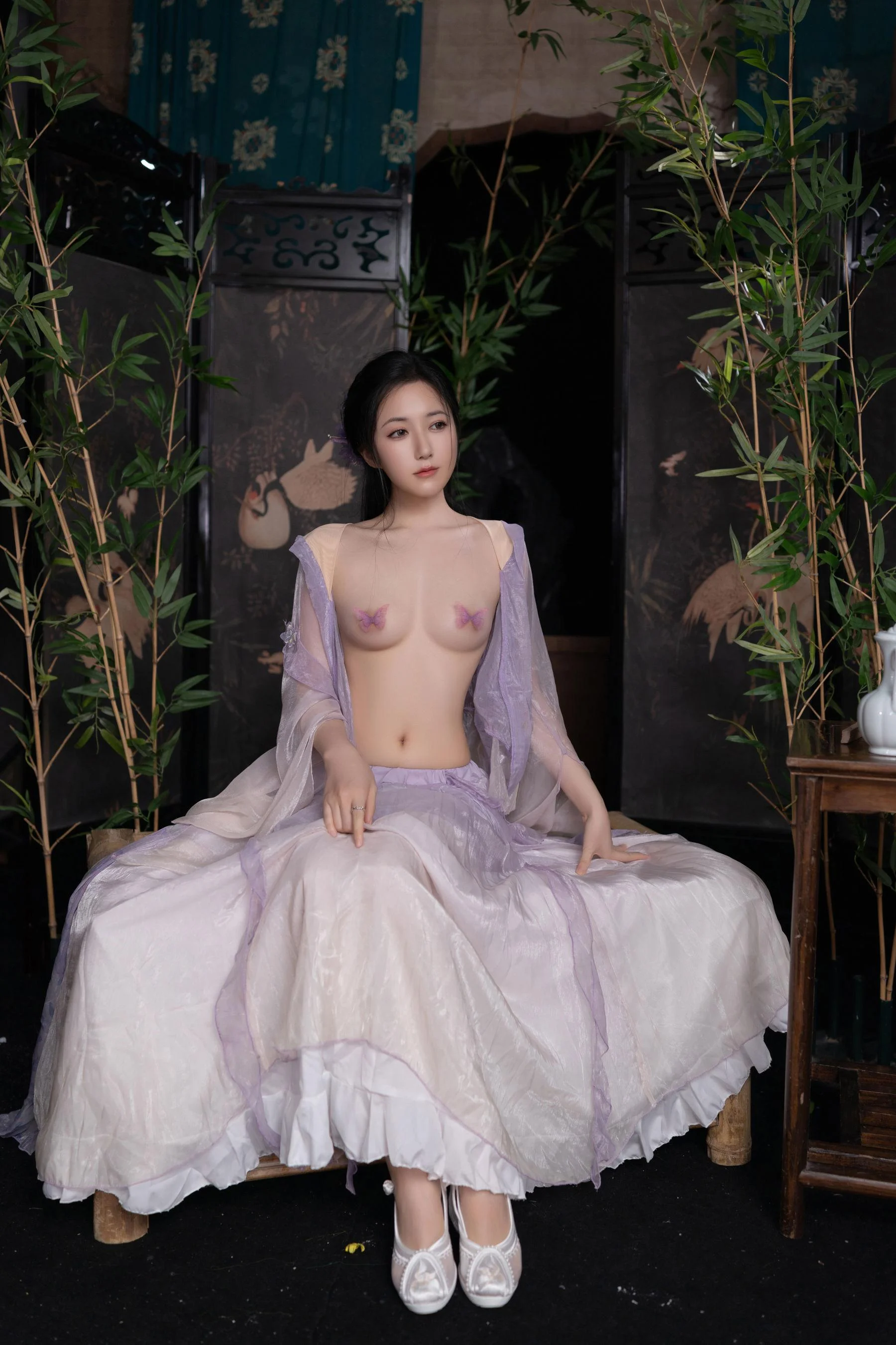 [秀人付费] 鱼子酱Fish 诱人私拍福利 蝴蝶 第 220 张