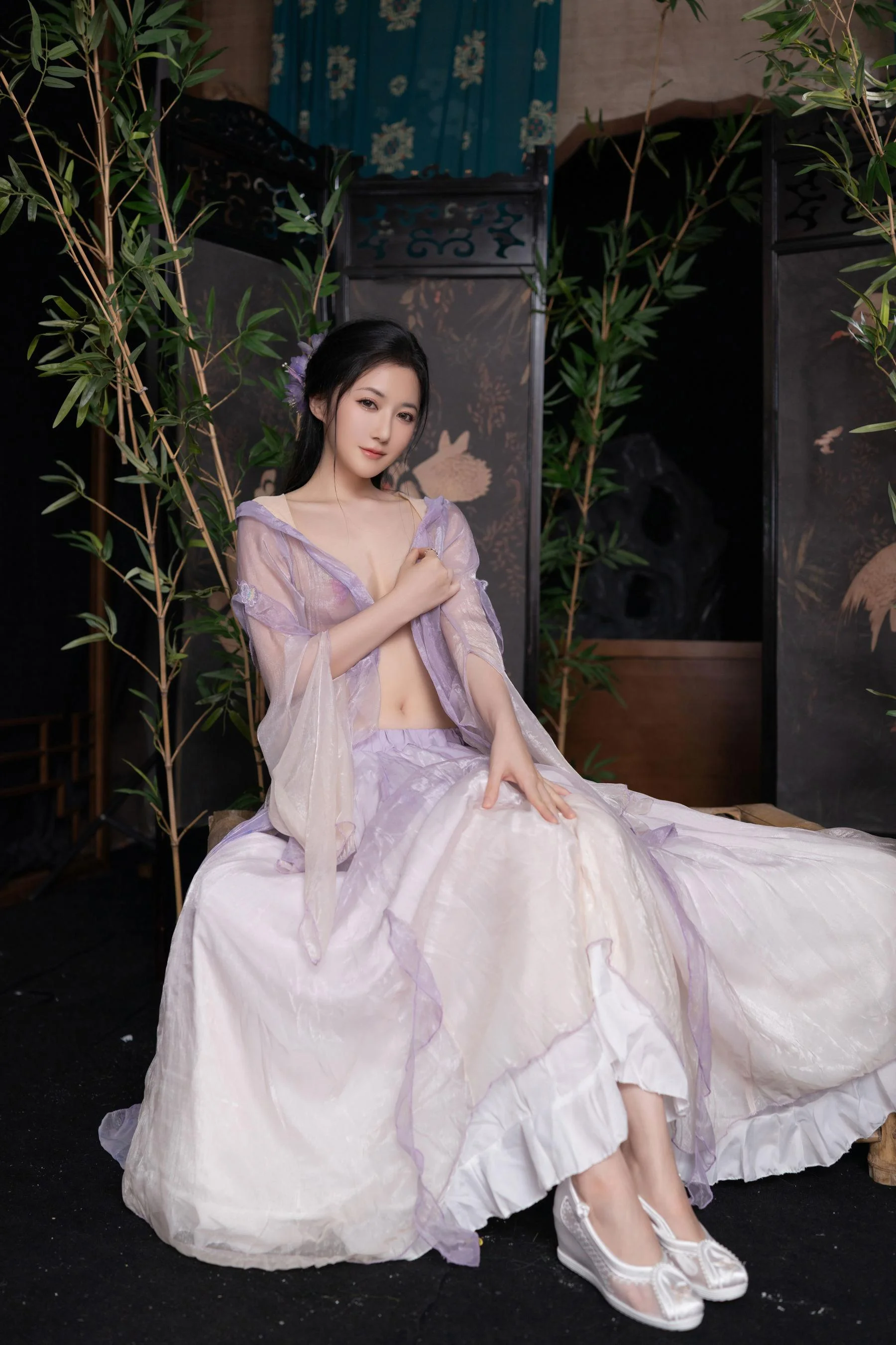 [秀人付费] 鱼子酱Fish 诱人私拍福利 蝴蝶 第 225 张