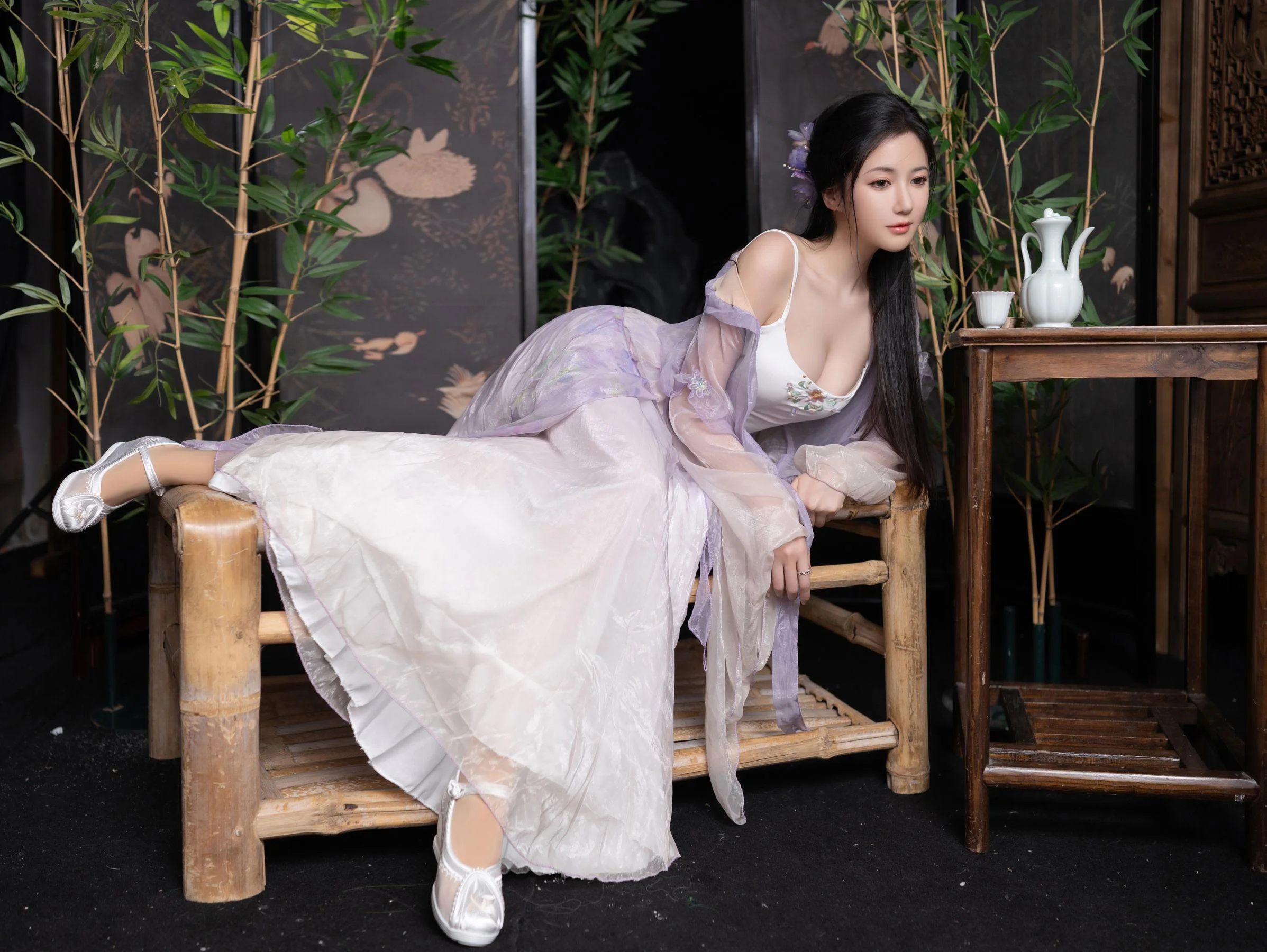 [秀人付费] 鱼子酱Fish 诱人私拍福利 蝴蝶 第 23 张