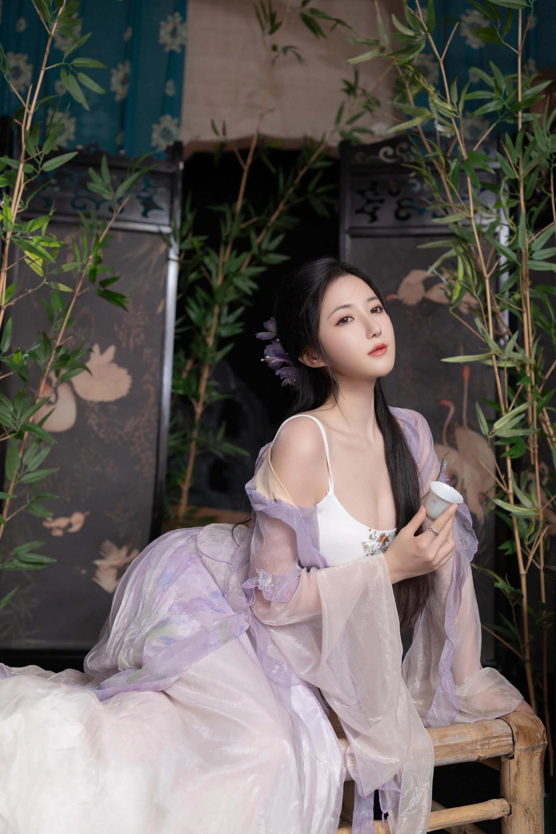 [秀人付费] 鱼子酱Fish 诱人私拍福利 蝴蝶 第 26 张