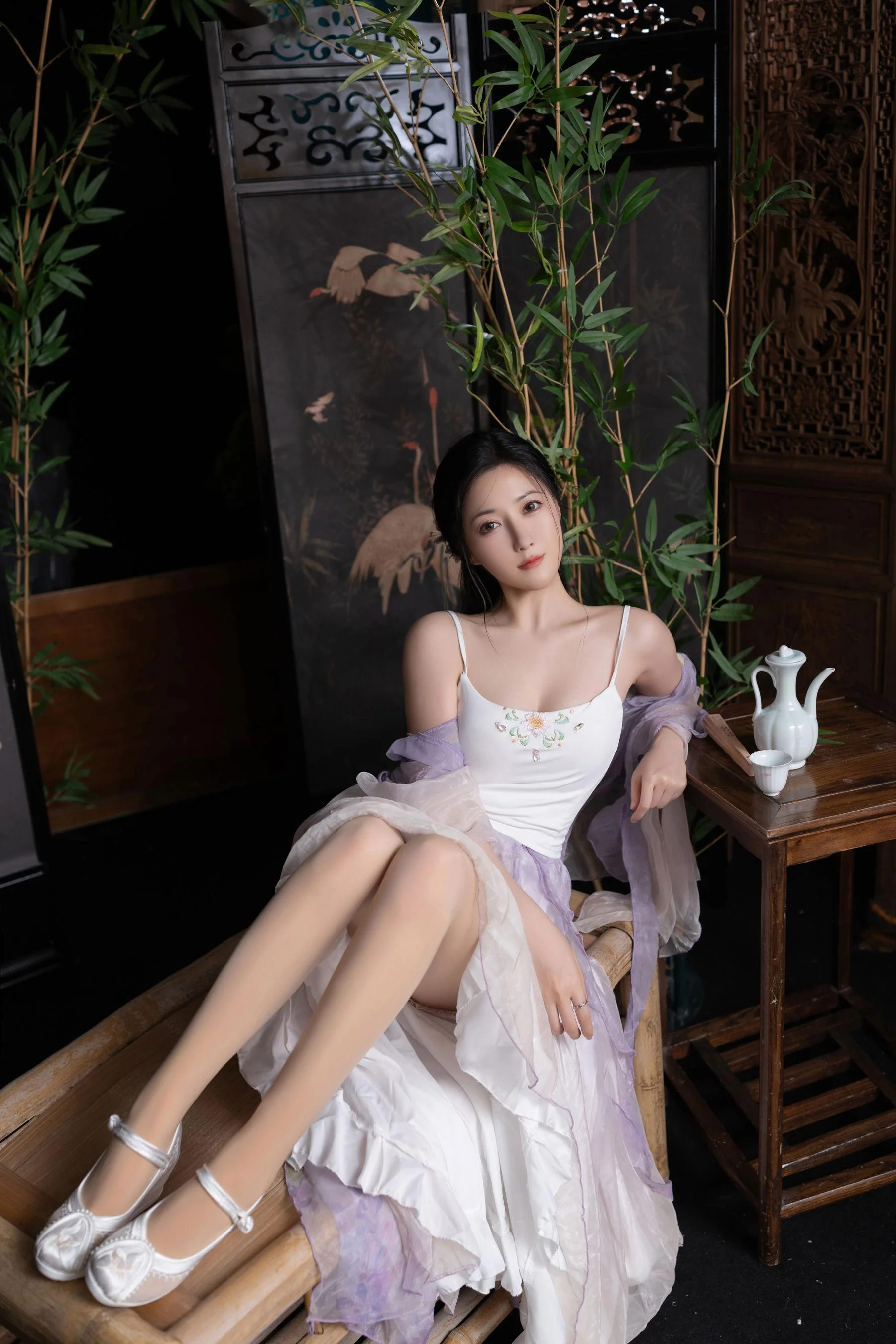 [秀人付费] 鱼子酱Fish 诱人私拍福利 蝴蝶 第 29 张