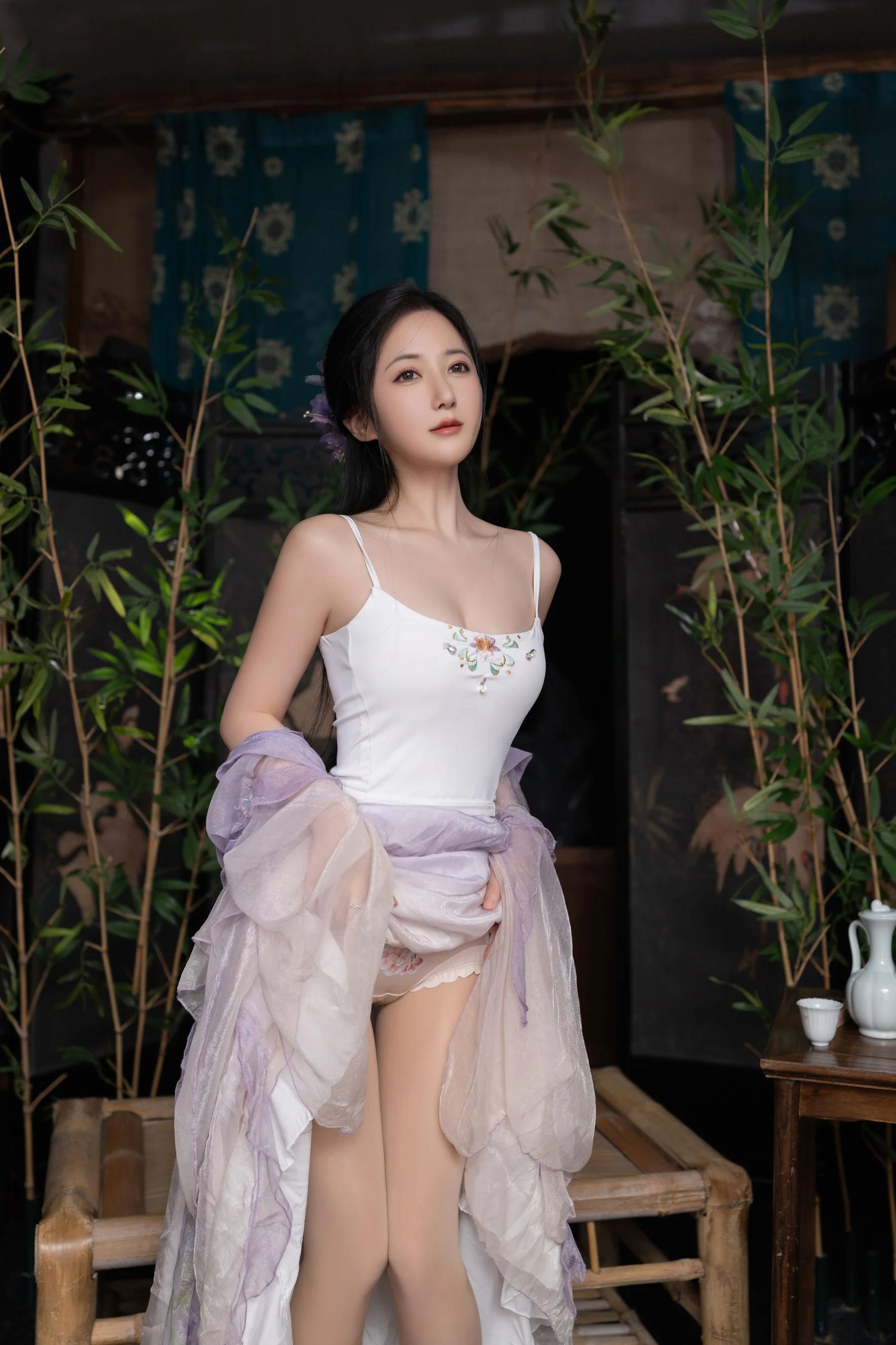 [秀人付费] 鱼子酱Fish 诱人私拍福利 蝴蝶 第 33 张