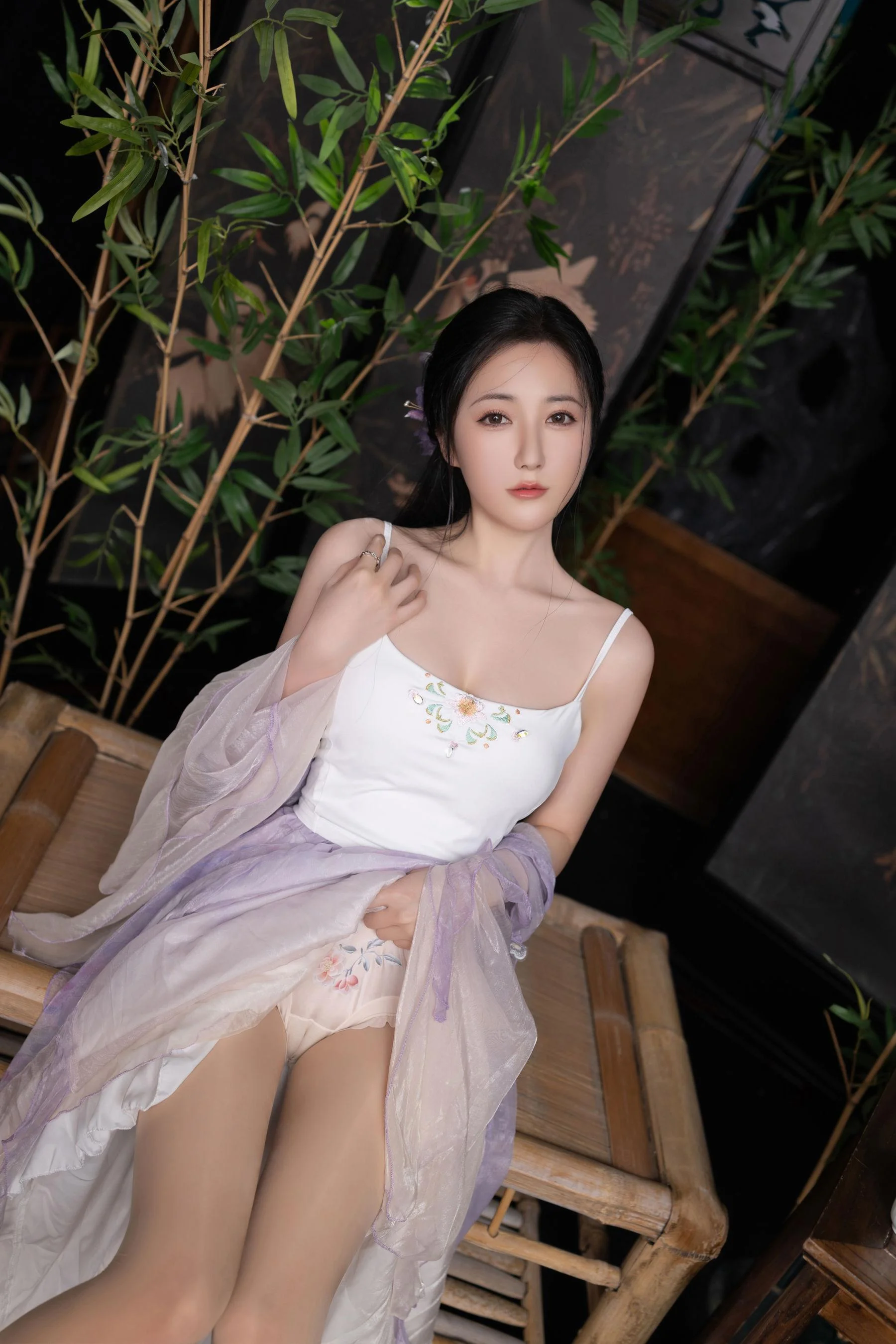 [秀人付费] 鱼子酱Fish 诱人私拍福利 蝴蝶 第 42 张