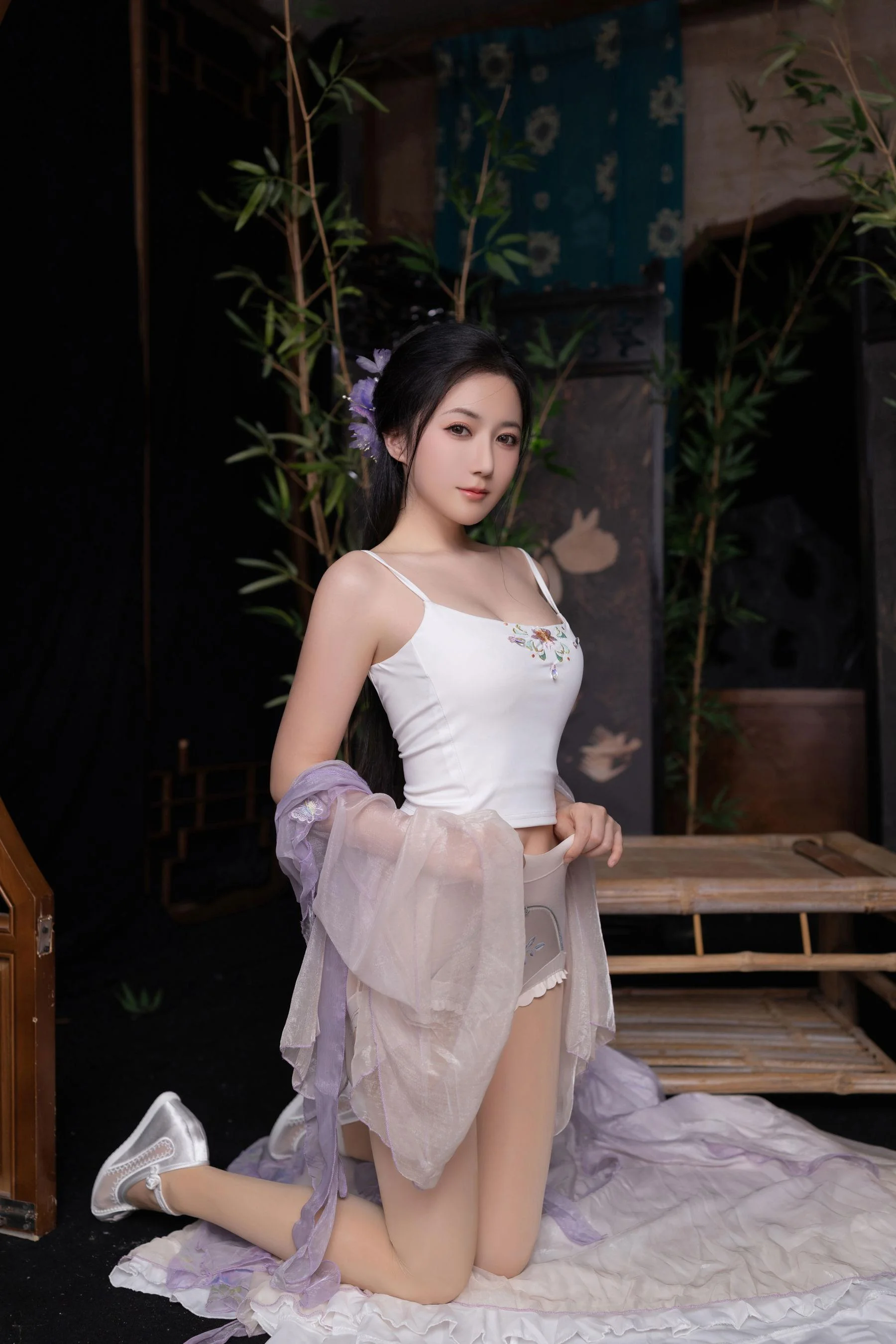 [秀人付费] 鱼子酱Fish 诱人私拍福利 蝴蝶 第 68 张