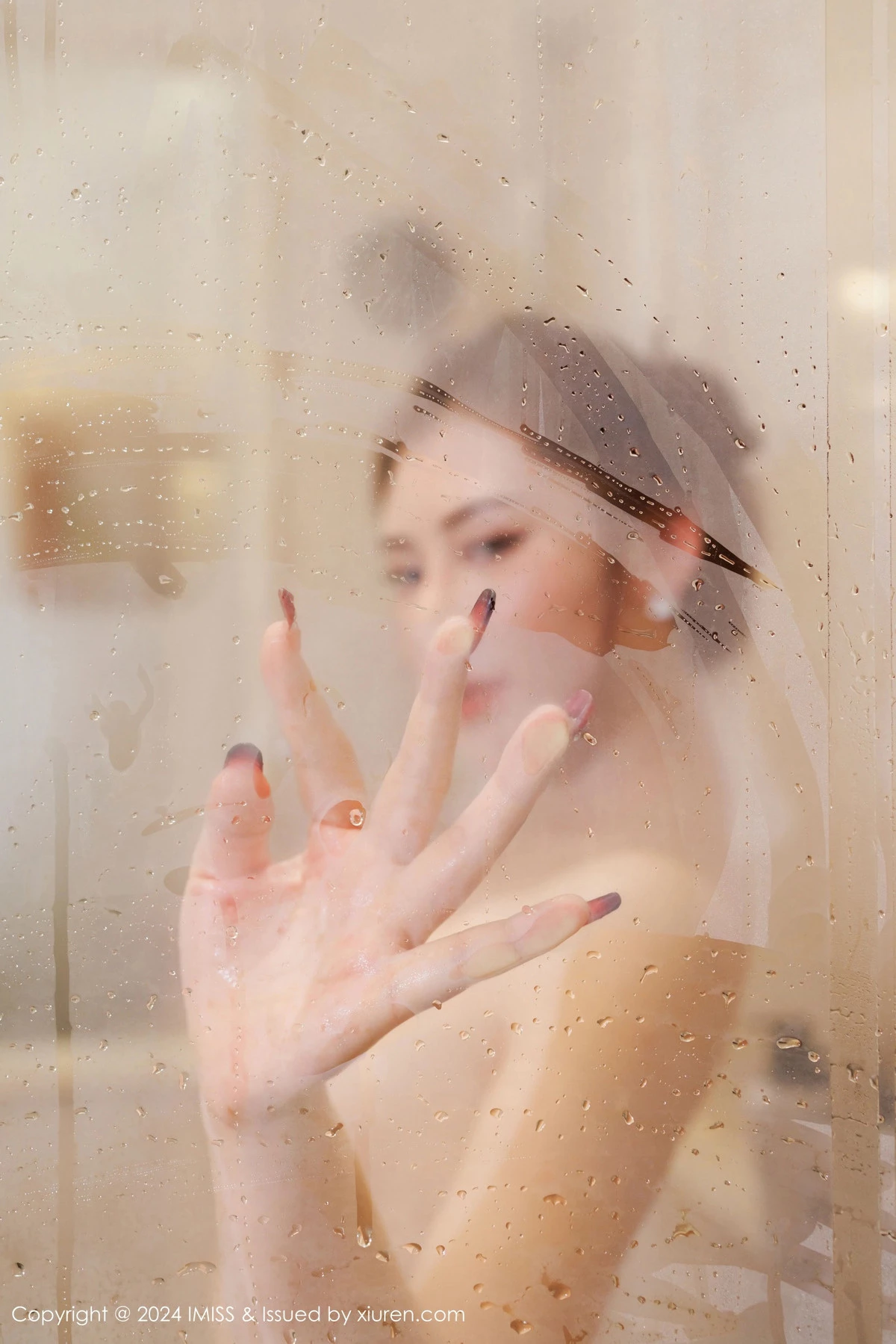 蕾蕾醒了没性感兔女郎装扮黑色皮质连体衣配黑丝袜绝美写真 第 76 张
