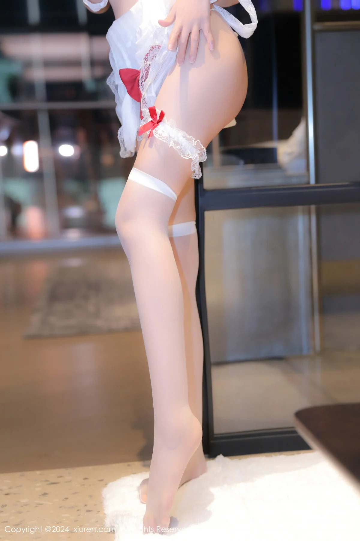 桃妖夭性感JK制服露白色内衣配超薄黑丝秀完美身材绝美写真 第 85 张