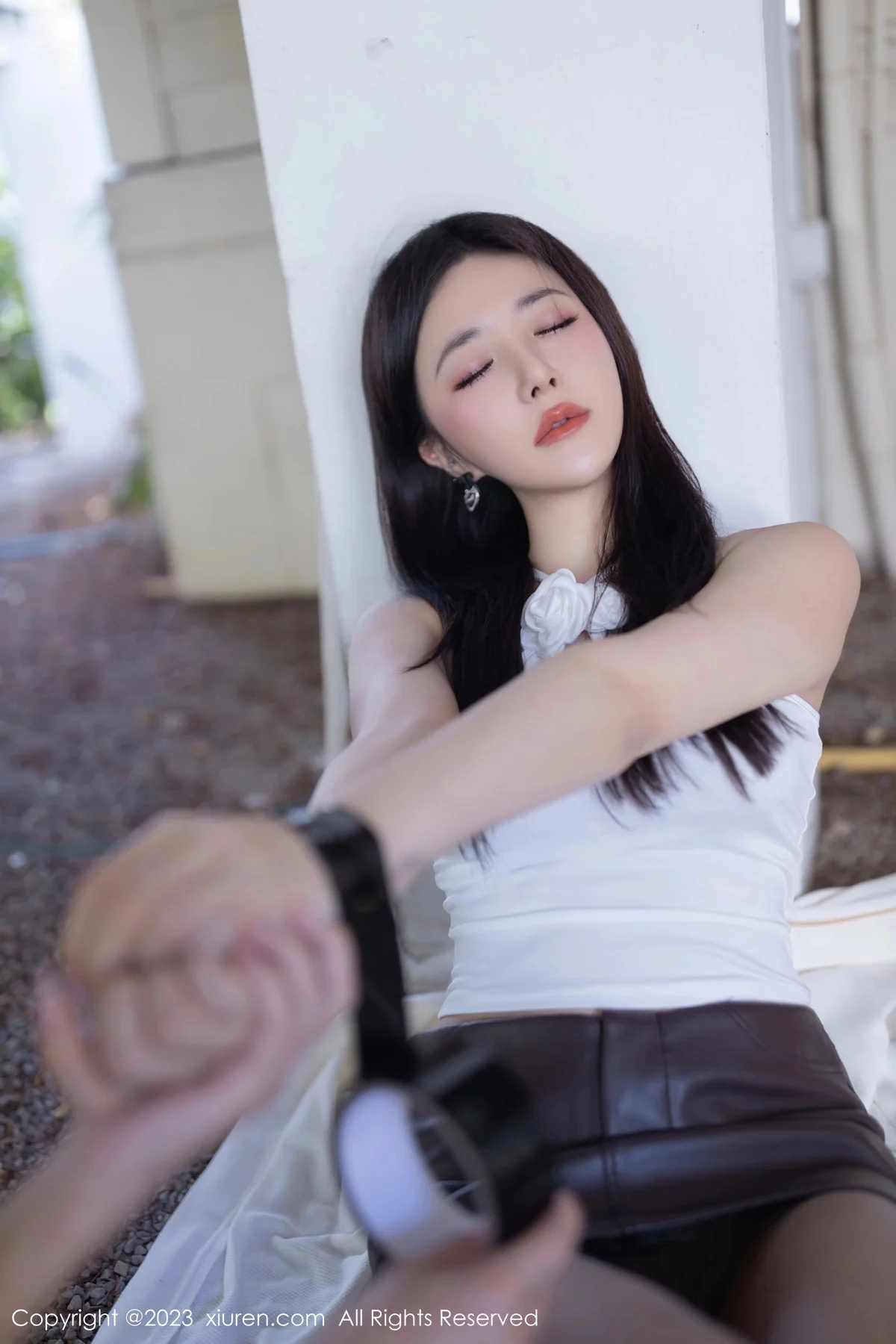 鱼子酱Fish尾随主题情趣捆绑性感内衣秀曼妙身姿绝美写真 第 15 张