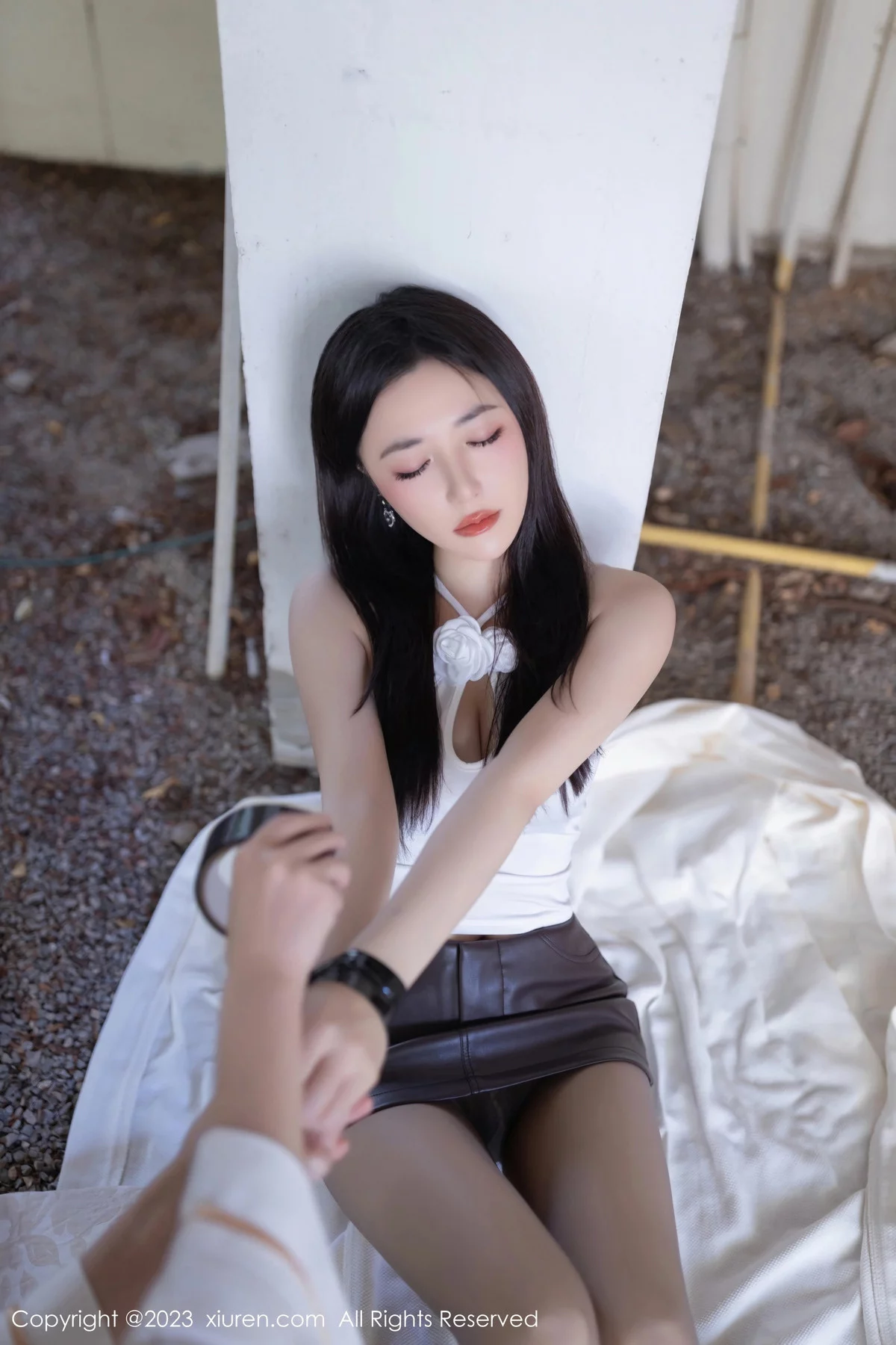 鱼子酱Fish尾随主题情趣捆绑性感内衣秀曼妙身姿绝美写真 第 16 张