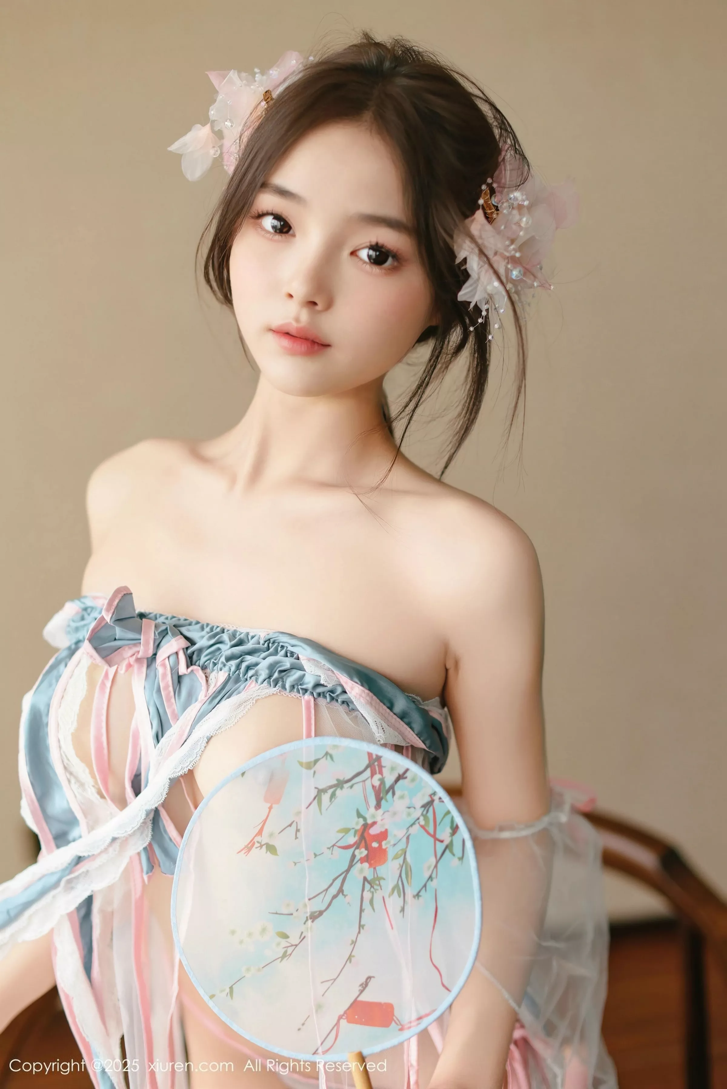 苏软软私房性感粉色情趣古装布条秀凹凸身材惹火绝美写真 第 34 张