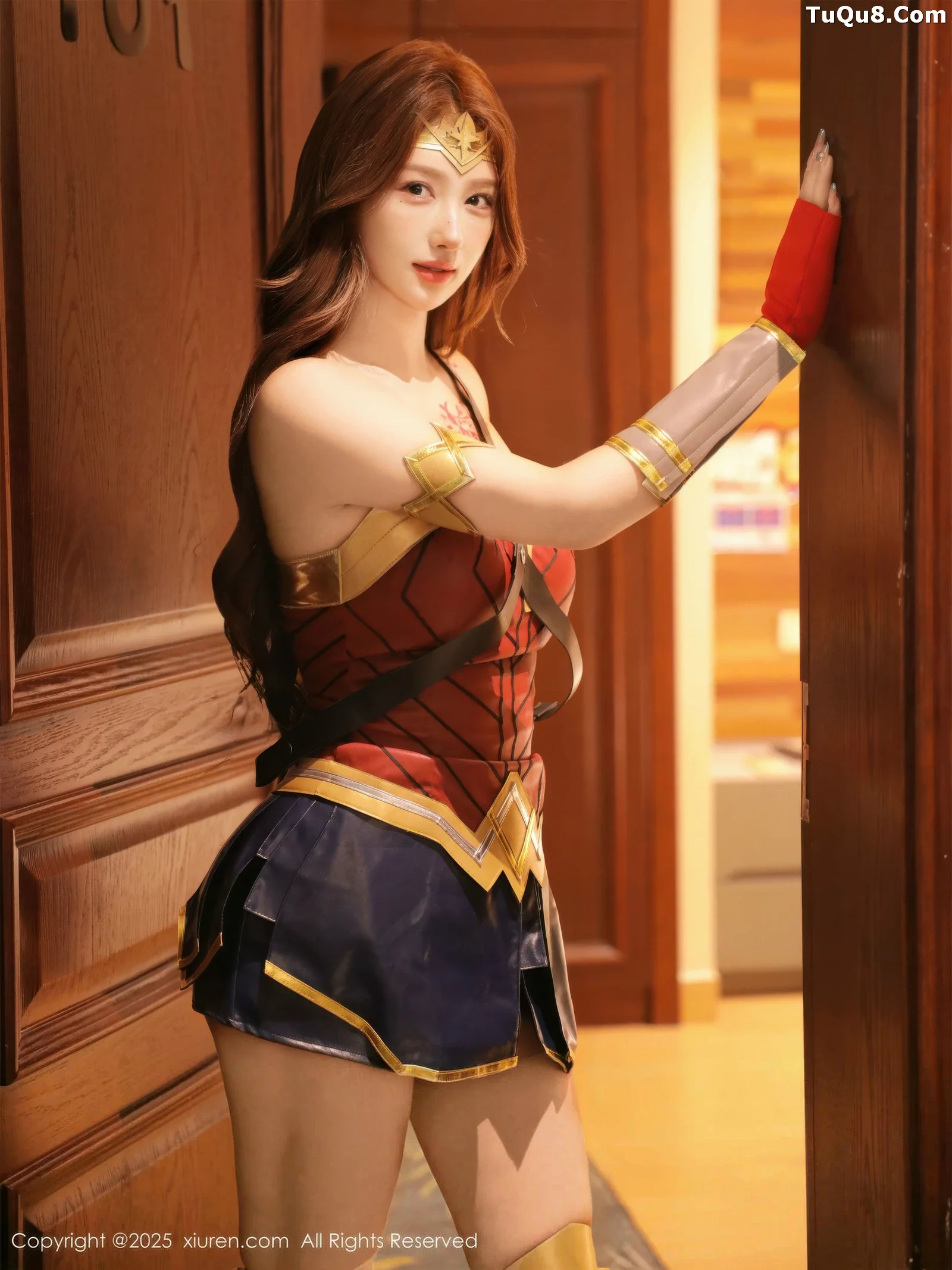 金允希Yuki性感Cos神奇女侠服饰秀完美身材迷人绝美写真 第 48 张