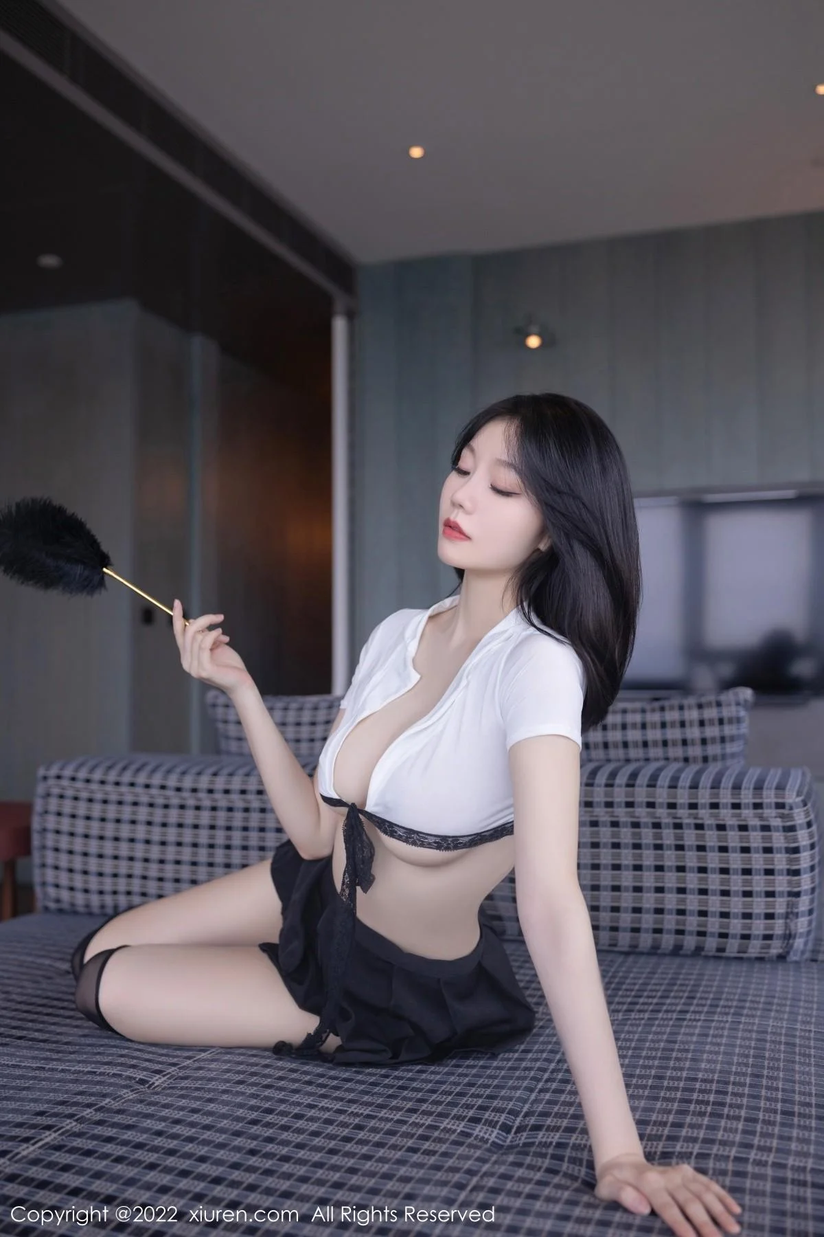 安然anran广州-云南旅拍简约白色衣半脱秀完美身材绝美写真 第 38 张