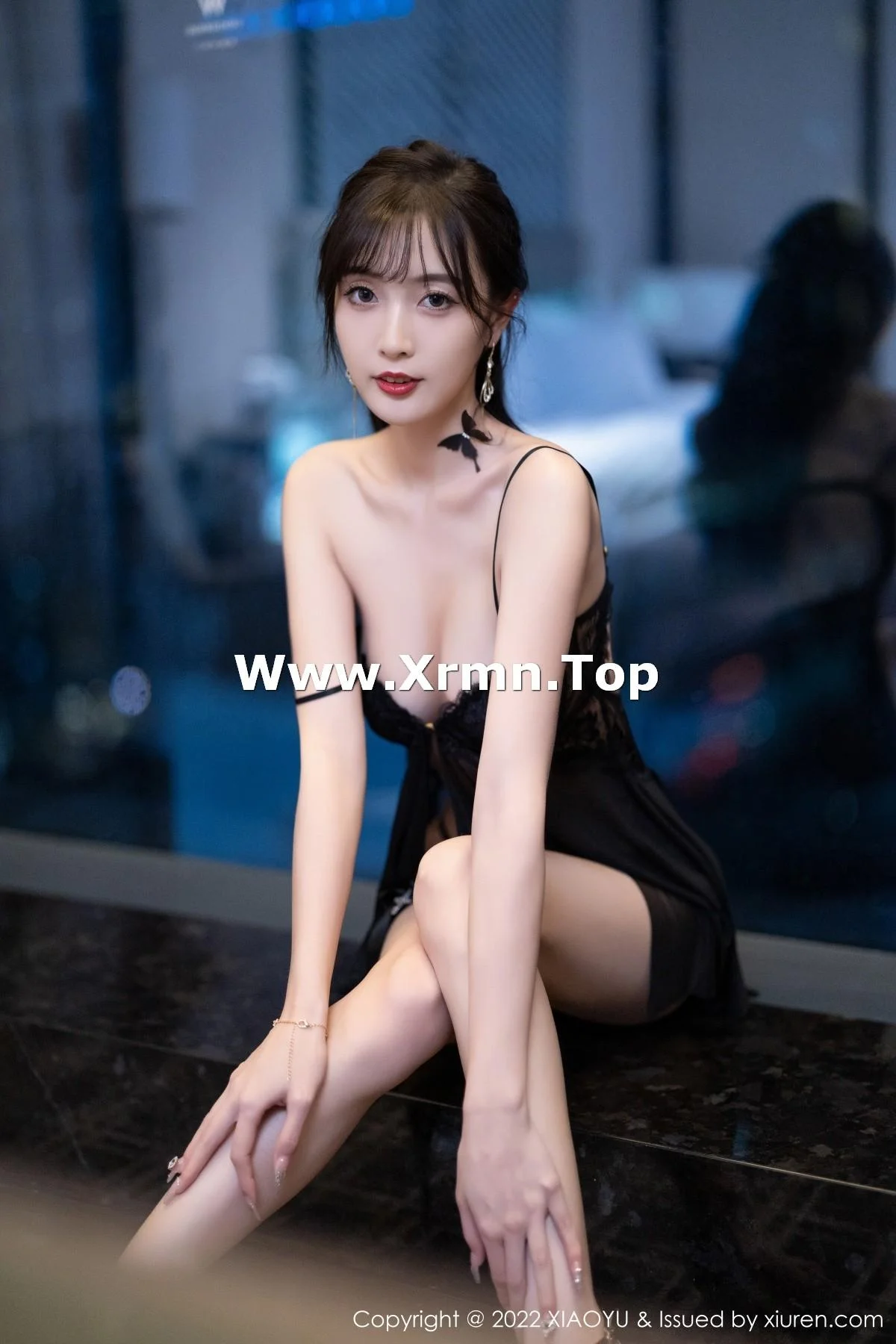 林星阑私房黑色网纱情趣吊带裙秀曼妙身姿迷人绝美写真 第 66 张