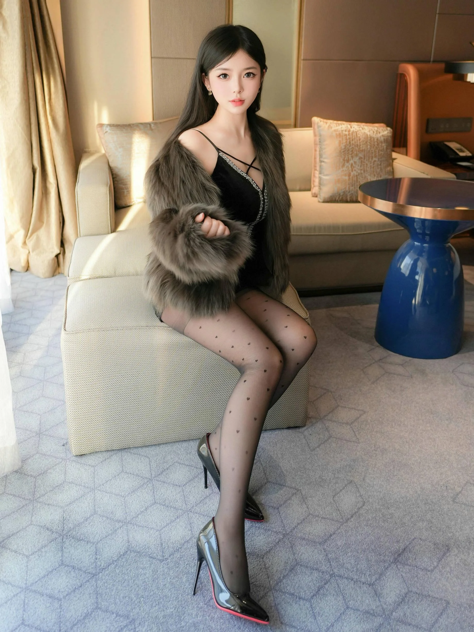 [秀人付费] 优酱 诱人私拍福利 黑丝诱惑 第 16 张