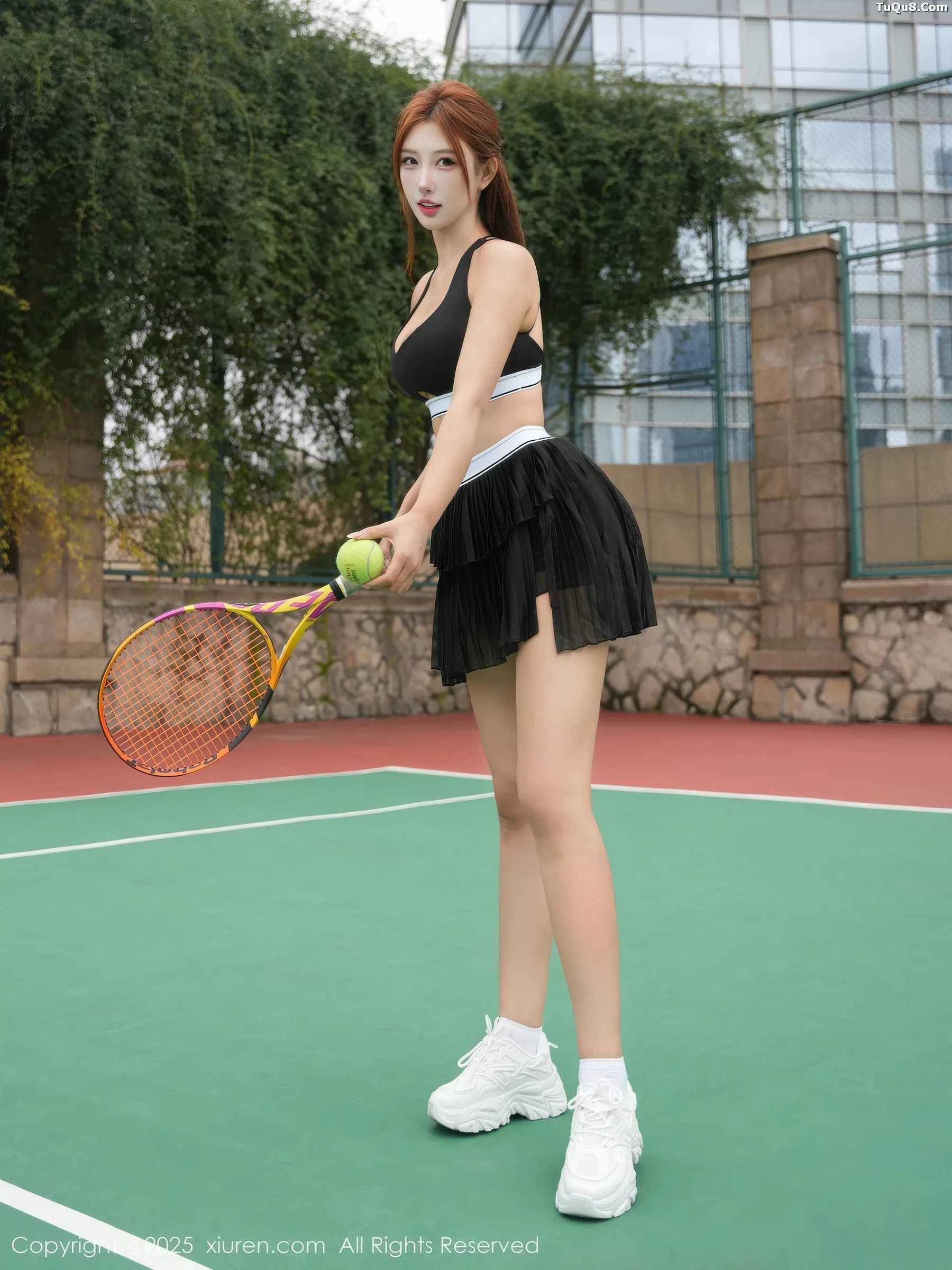 合集美女金允希Yuki户外网球运动性感服饰秀惹火身材绝美写真 第 1 张