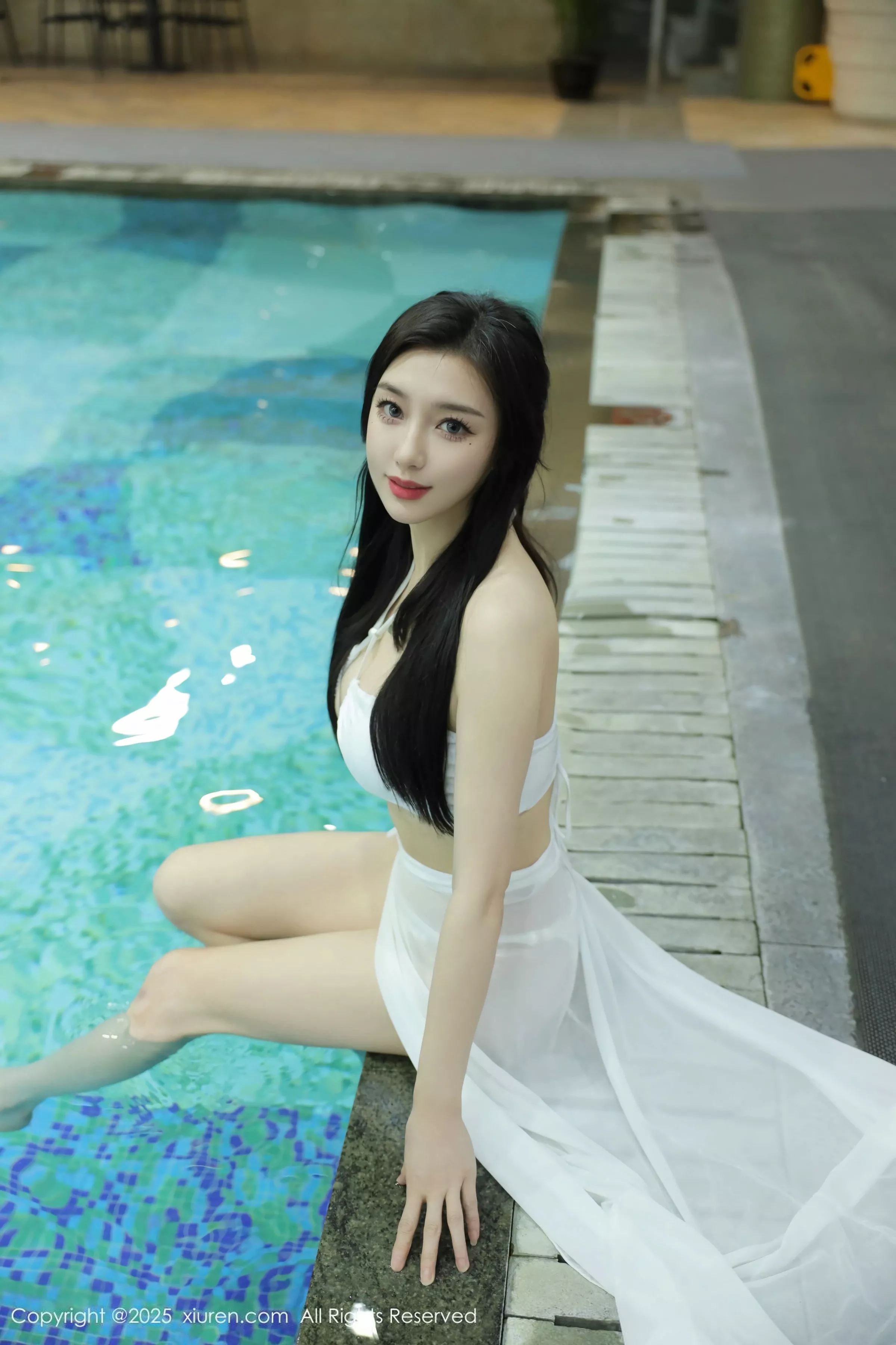 苏一诺浴室场景性感白色比基尼半脱秀惹火身材撩人绝美写真 第 16 张