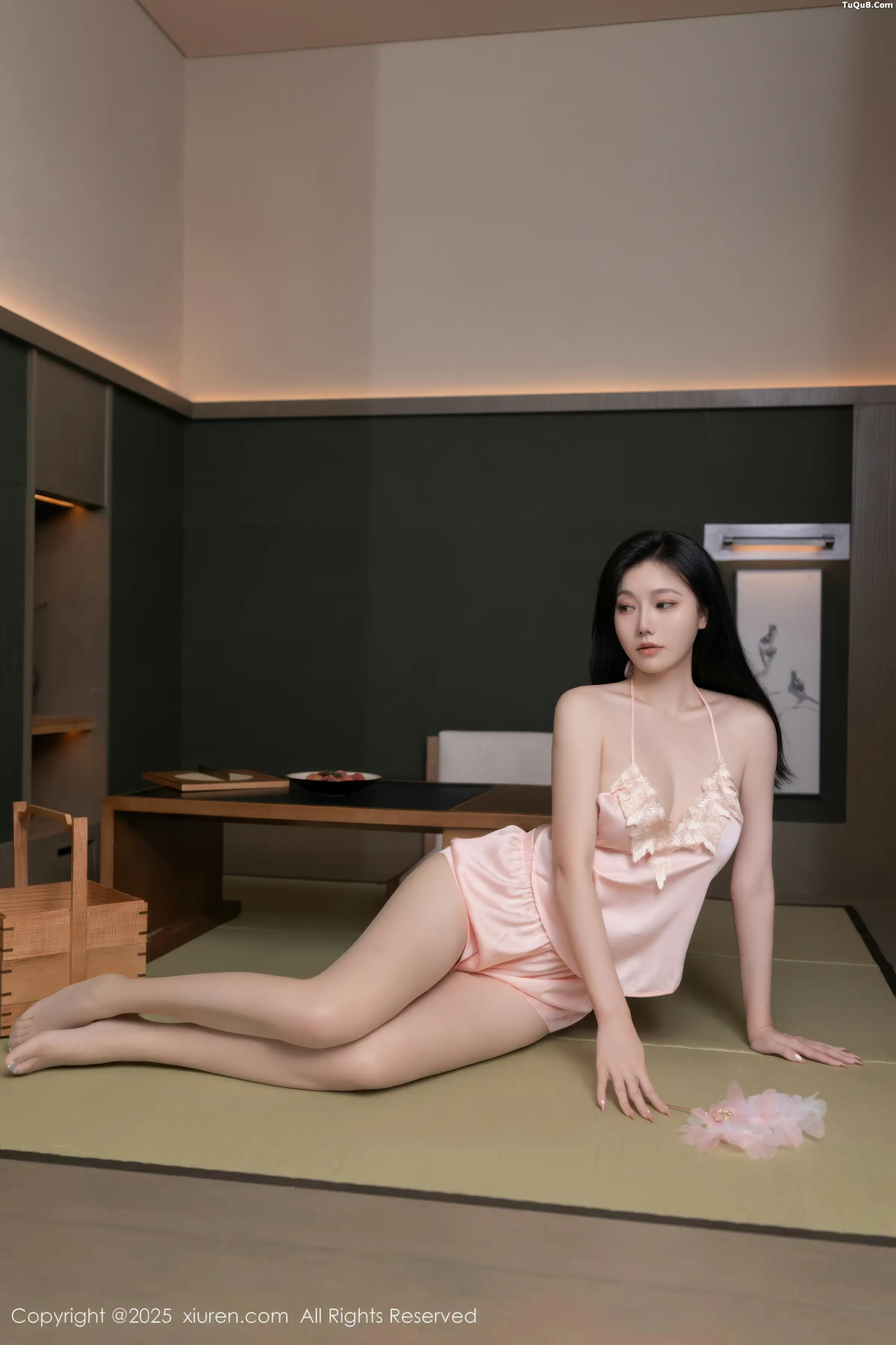 安然anran性感粉色情趣套装配超薄肉丝秀曼妙身姿绝美写真 第 41 张