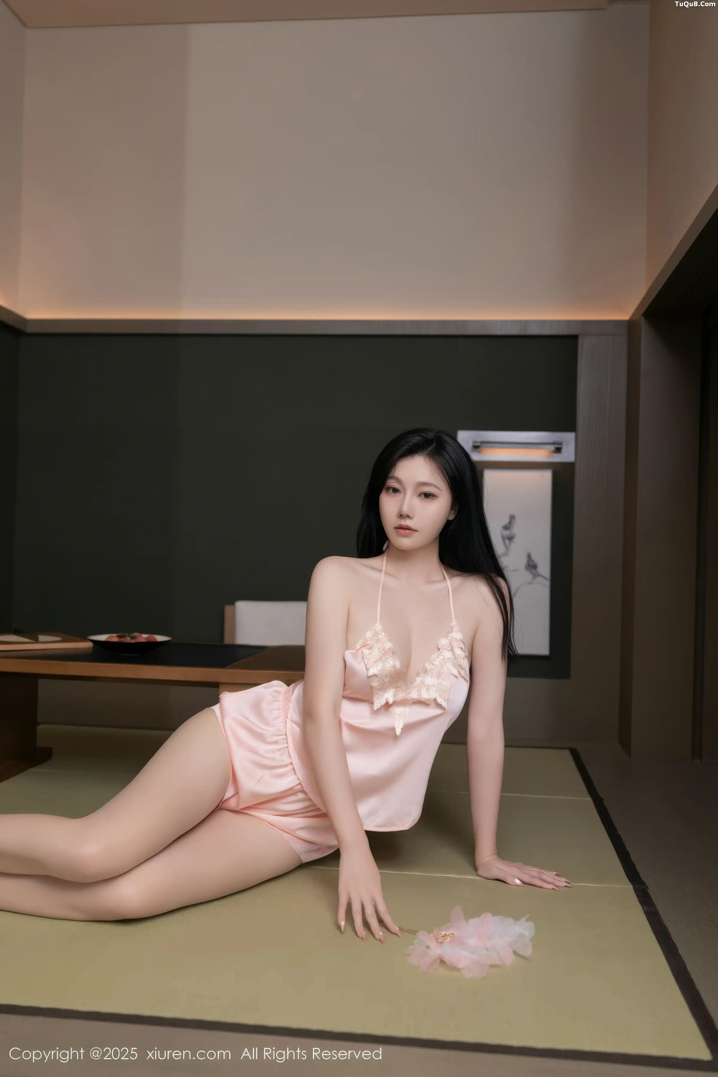 安然anran性感粉色情趣套装配超薄肉丝秀曼妙身姿绝美写真 第 44 张