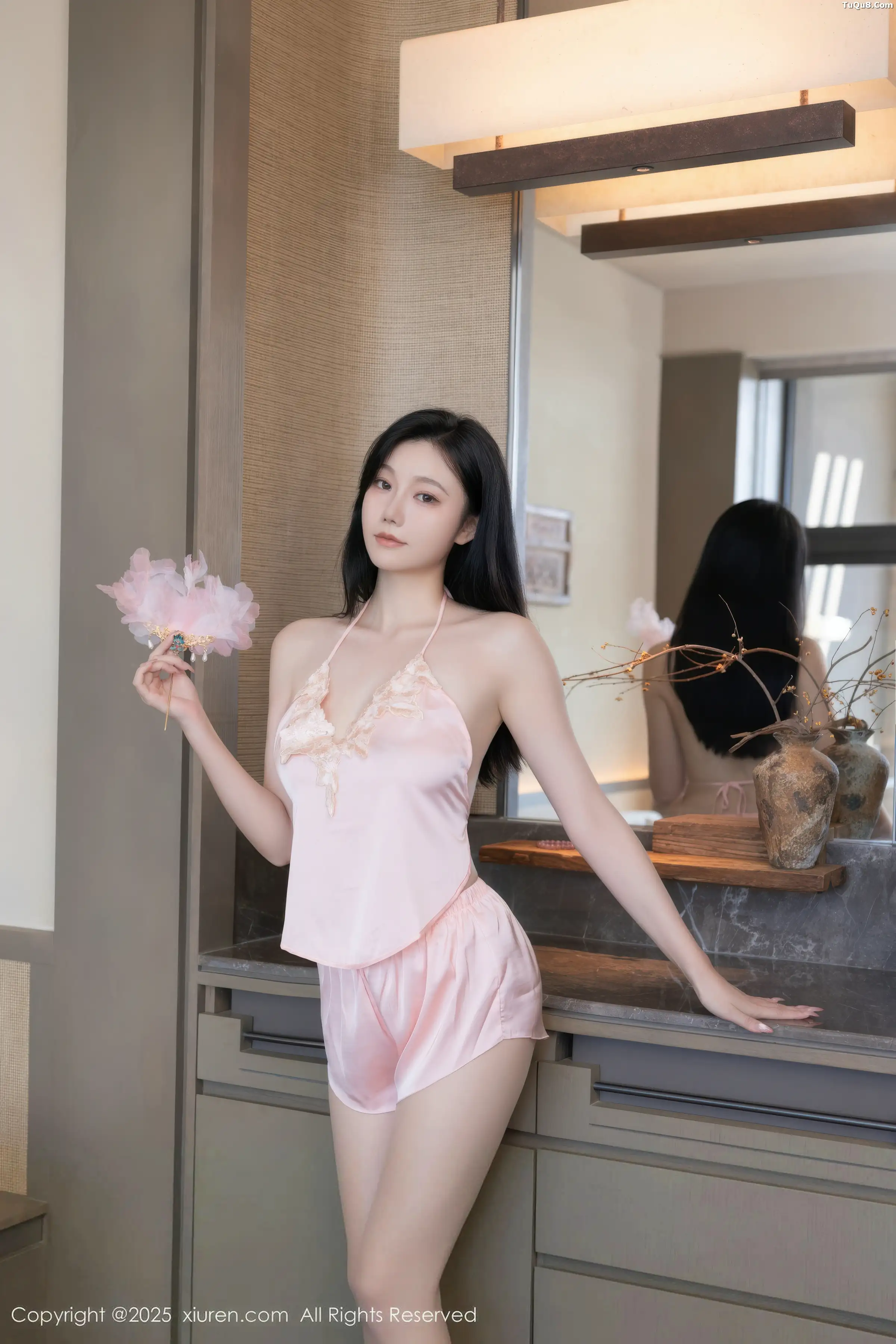 安然anran性感粉色情趣套装配超薄肉丝秀曼妙身姿绝美写真 第 5 张
