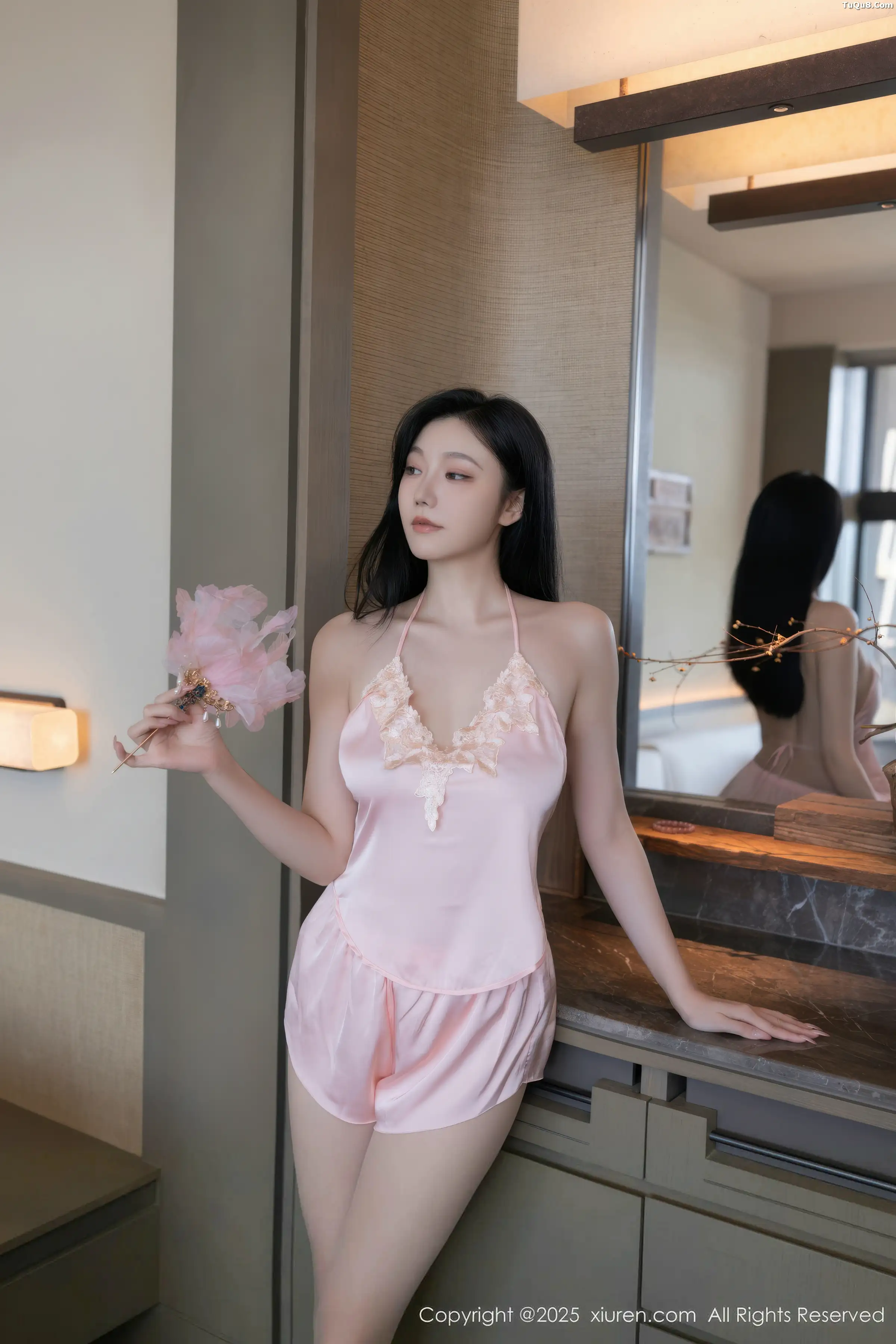 安然anran性感粉色情趣套装配超薄肉丝秀曼妙身姿绝美写真 第 7 张
