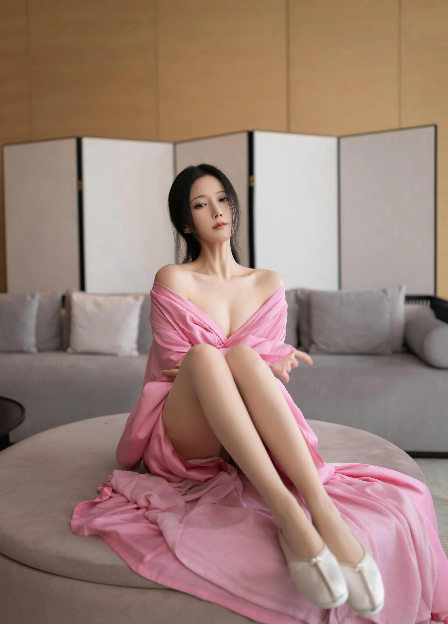 [秀人付费] 鱼子酱Fish 诱人私拍福利 月影纱 第 48 张