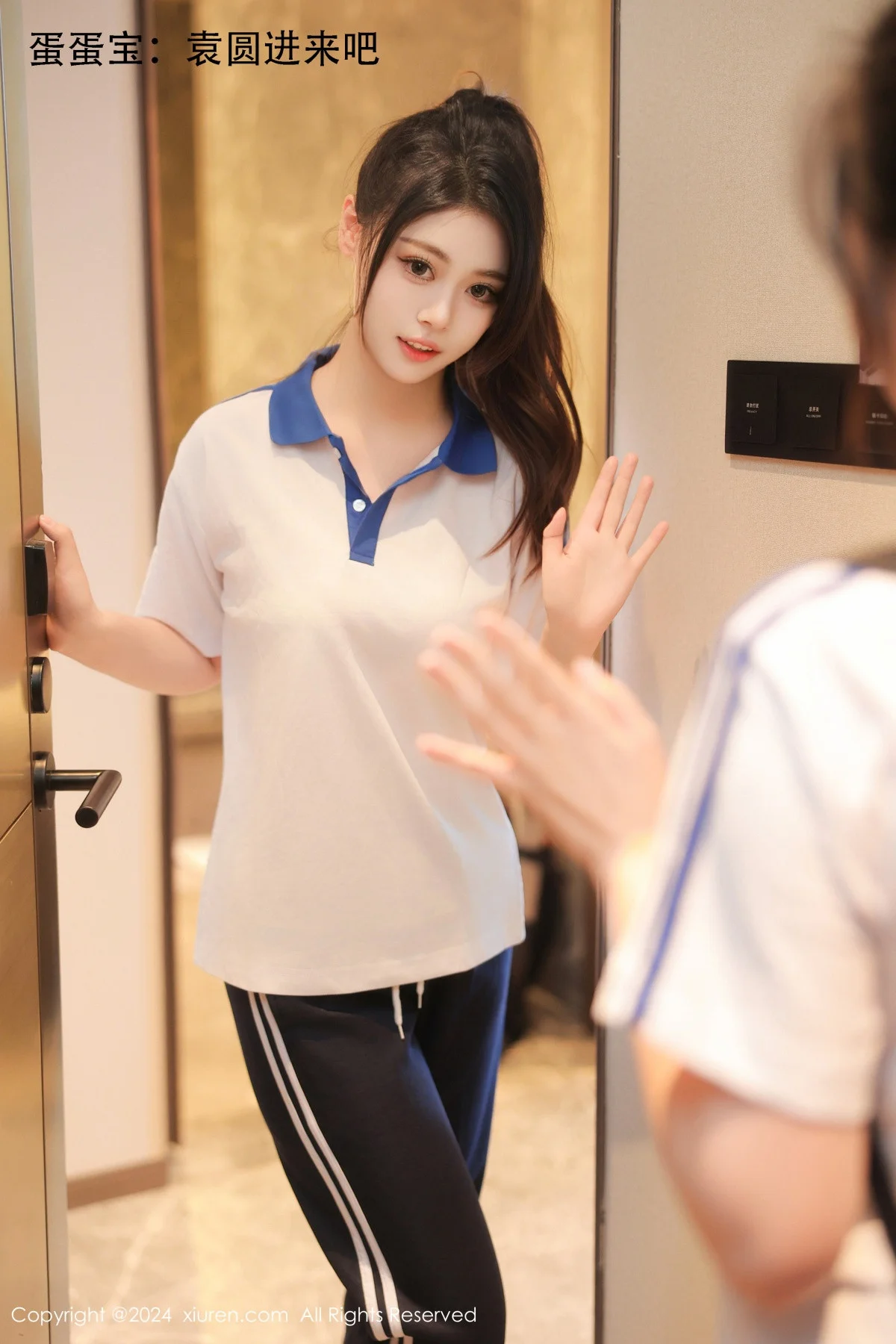 合集蛋蛋宝＆袁圆性感学妹运动制服秀完美身材绝美写真 第 9 张