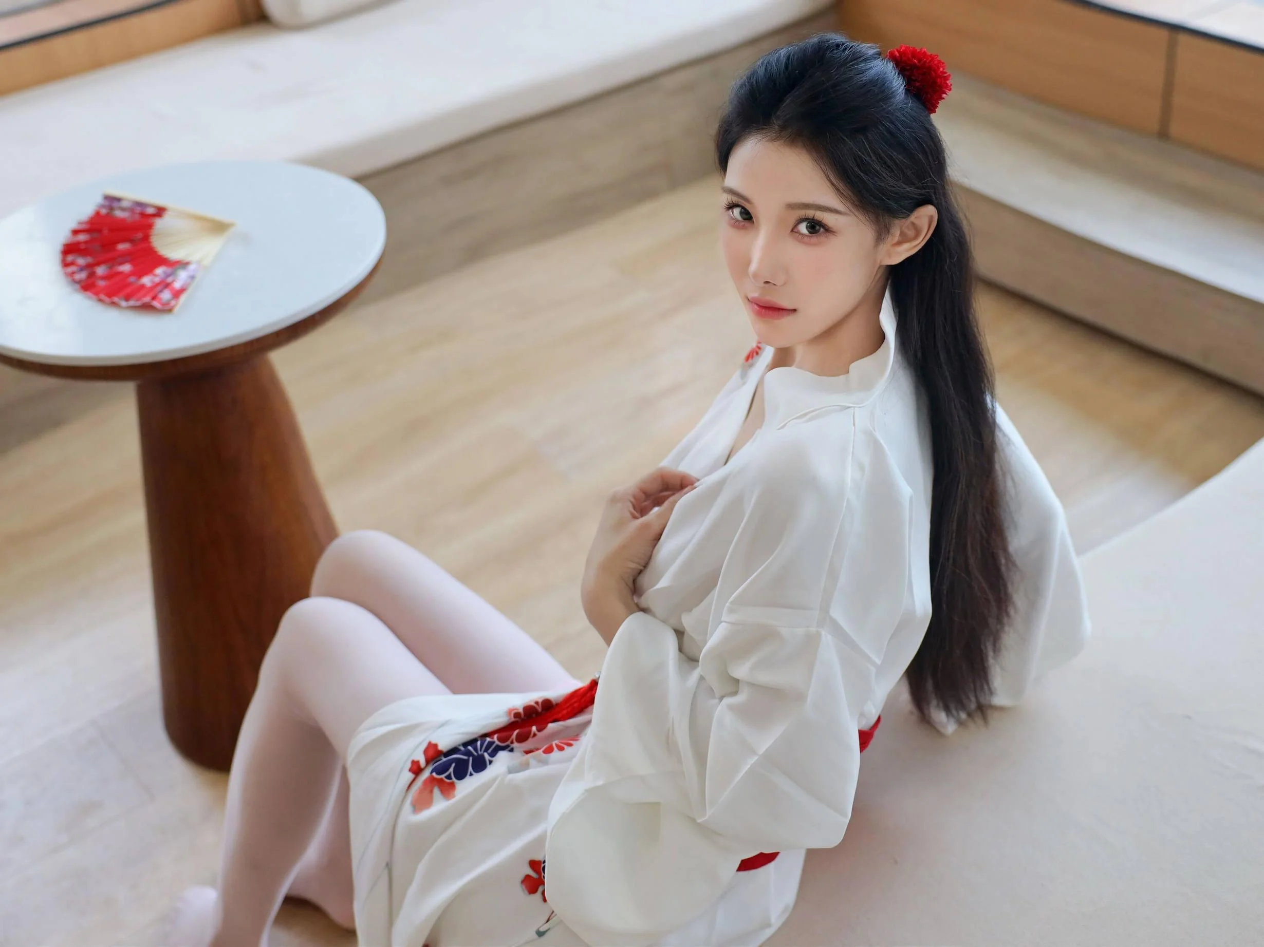[秀人精选] 梨霜儿 诱人私拍福利 COS潘金莲 第 47 张
