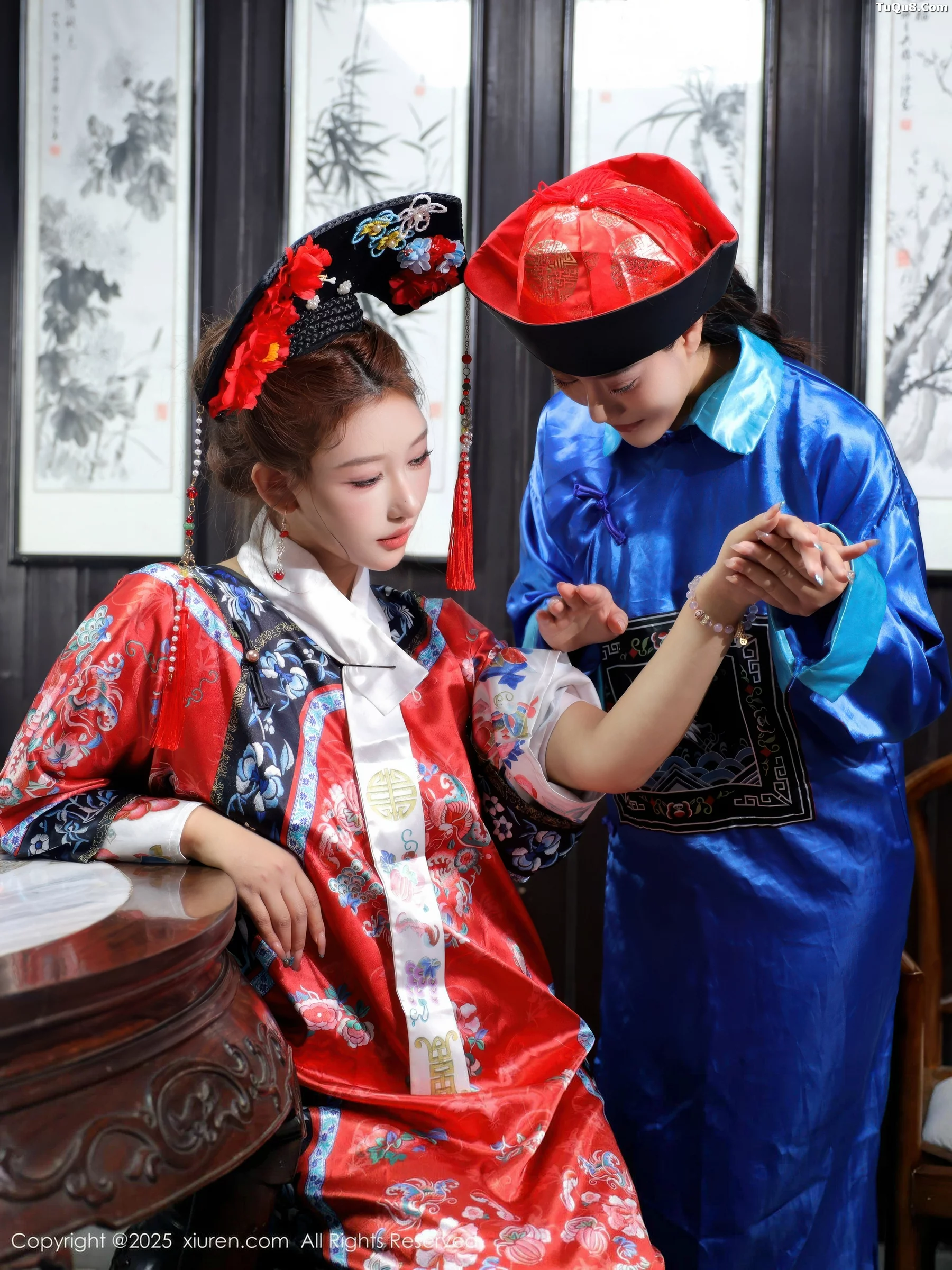 金允希Yuki性感姐妹花古装Cos旗袍秀丰腴身姿撩人绝美写真 第 20 张