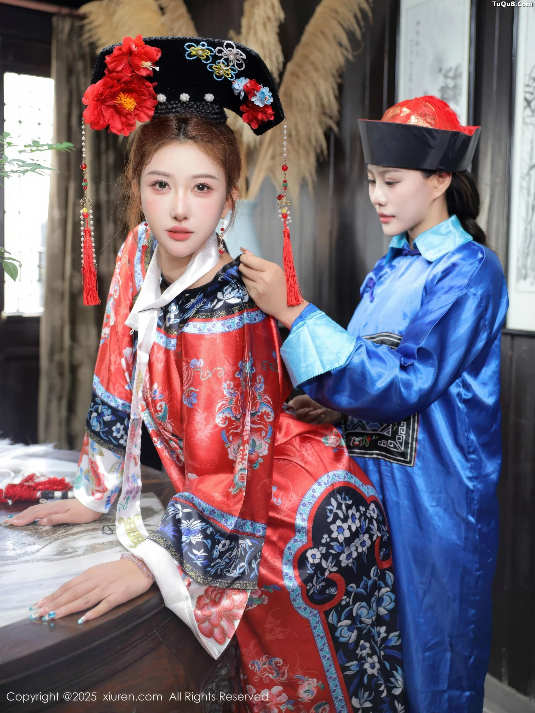 金允希Yuki性感姐妹花古装Cos旗袍秀丰腴身姿撩人绝美写真 第 48 张