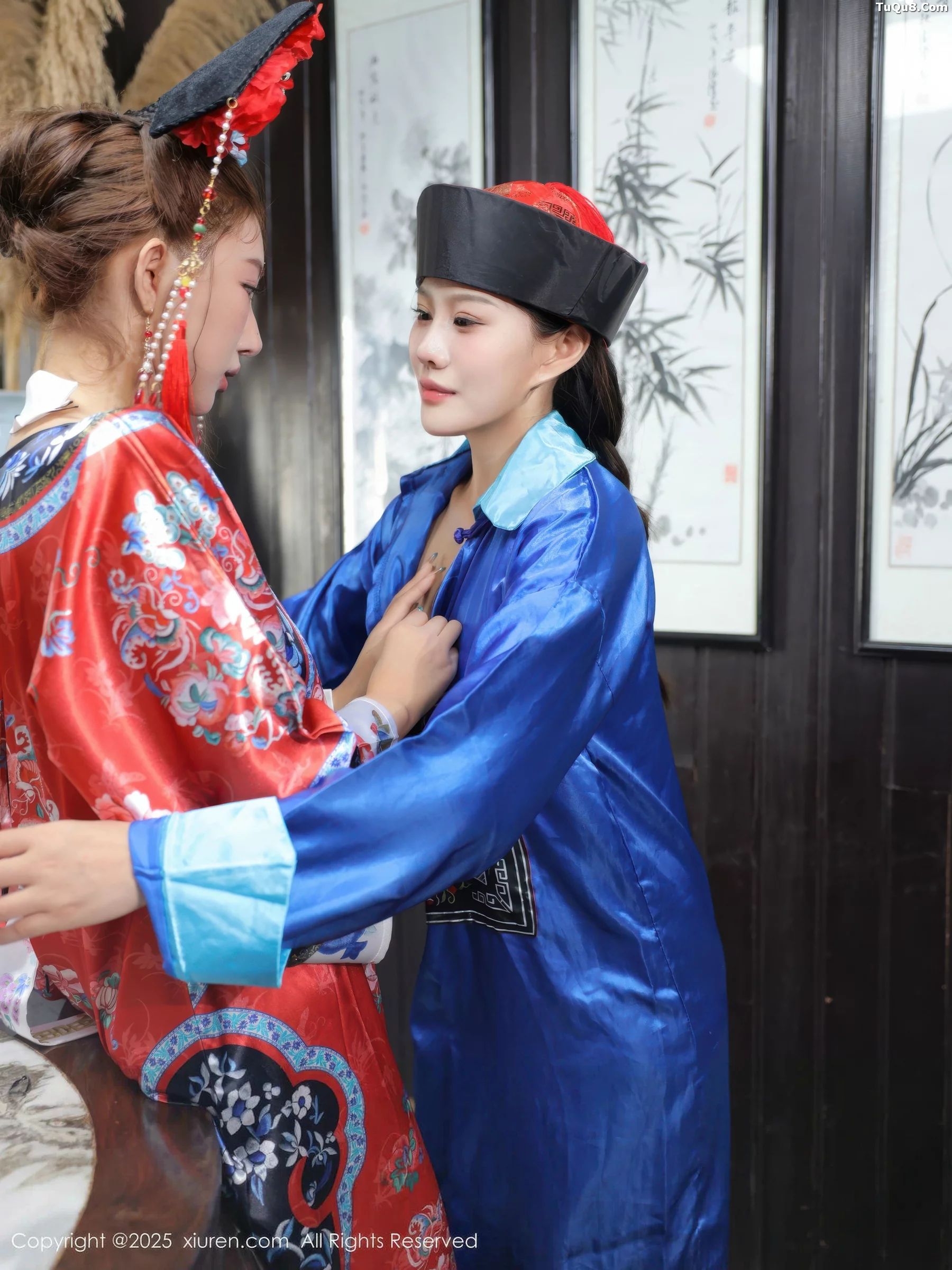 金允希Yuki性感姐妹花古装Cos旗袍秀丰腴身姿撩人绝美写真 第 62 张